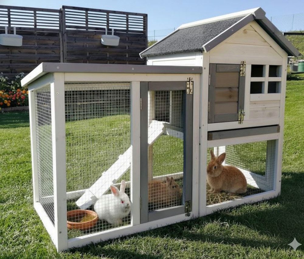 MYPETS Kleintierkäfig Hasenstall ISO CAGE Kleintiergehege Käfig Hase Kaninchen Gehege