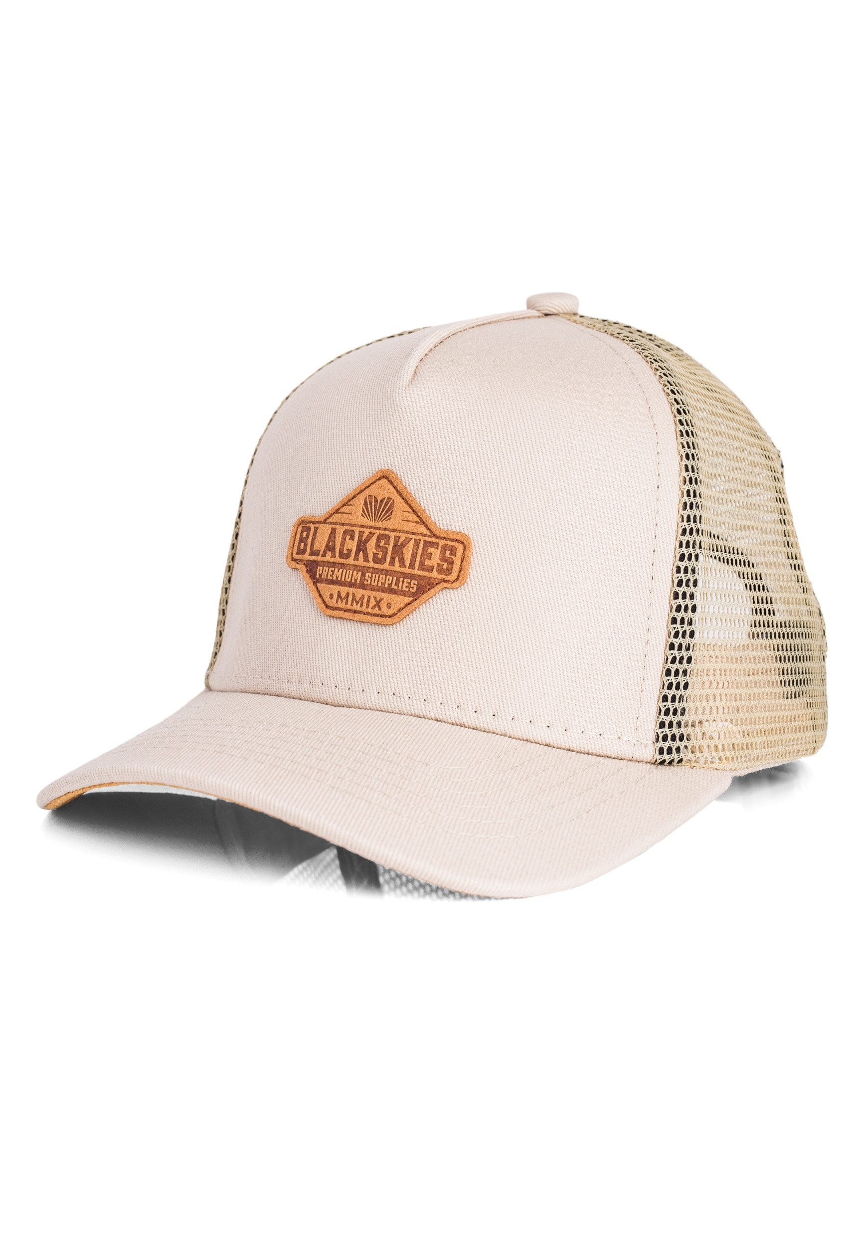 Baseball Cap Essentials Trucker Cap für Kinder - Beige-Braun