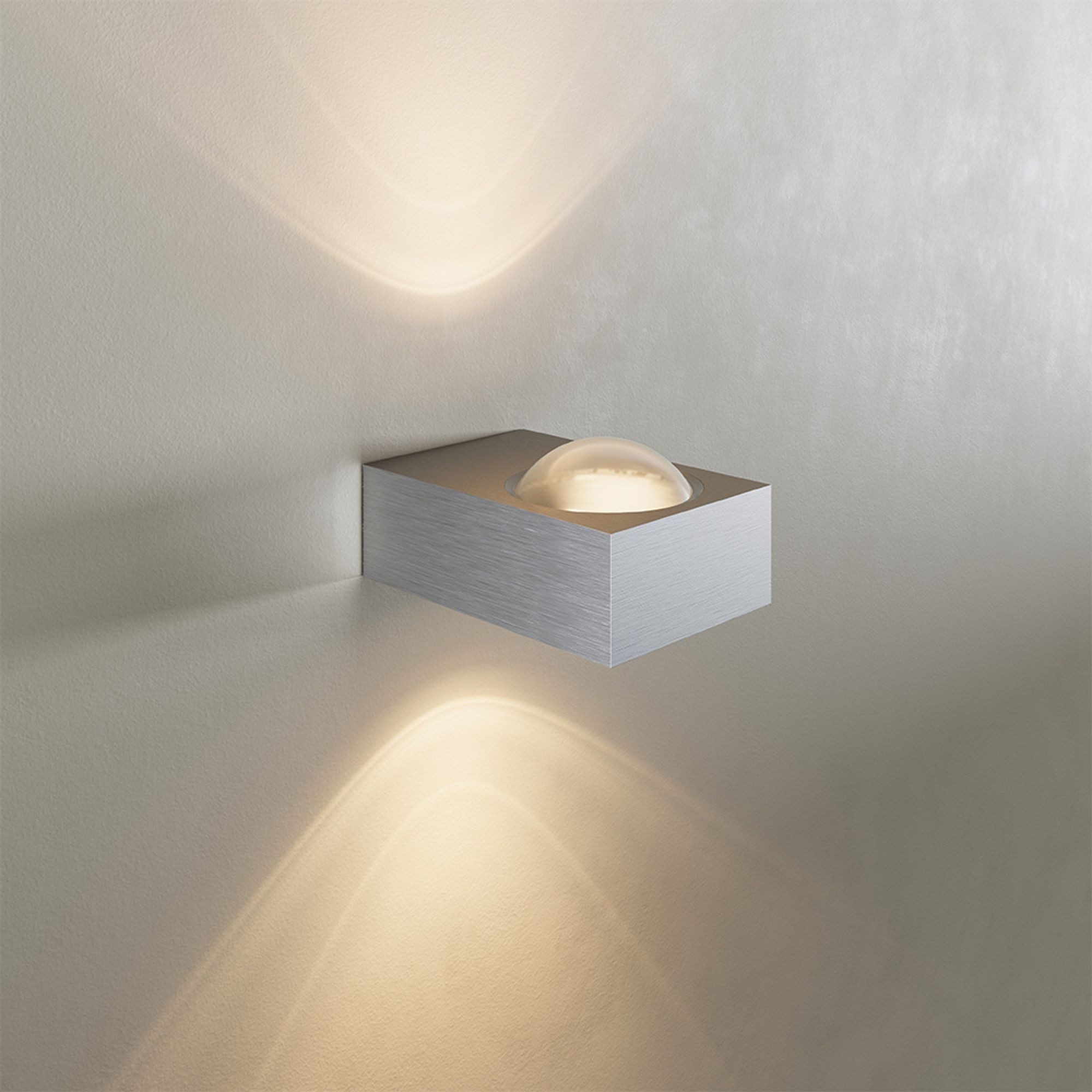 s.luce Wandleuchte Wandleuchte Beam X eckig up & down modern Aluminium