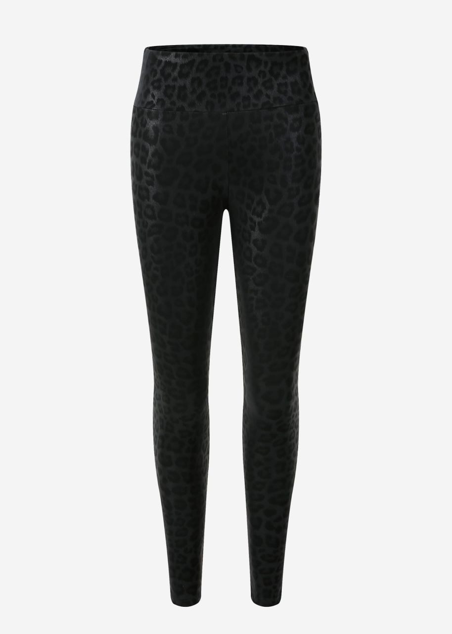SASSYCLASSY Lederhose Highwaist Thermoleggings in Lederoptik günstig online kaufen