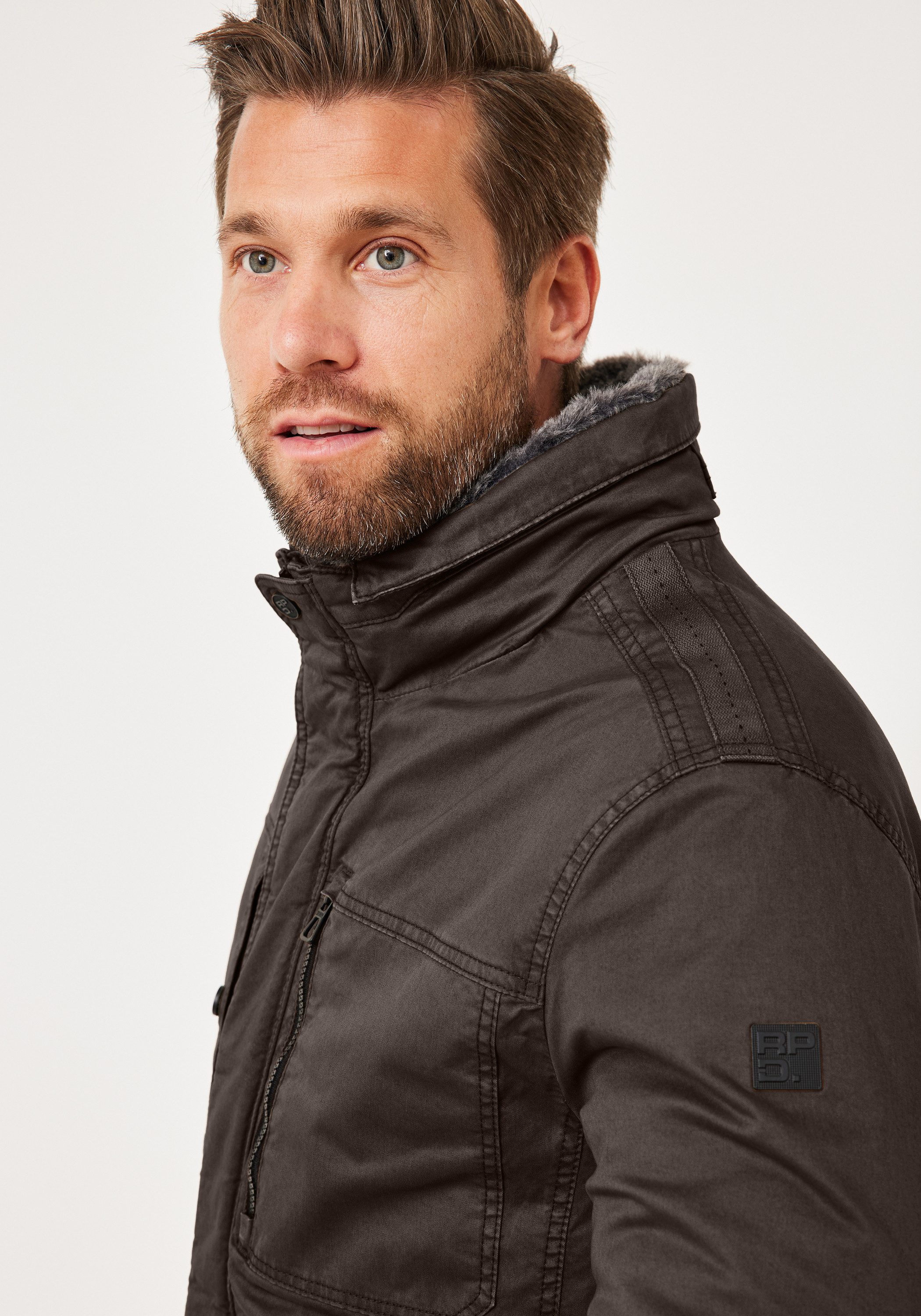 Redpoint Winterjacke KEV Winterjacke aus Baumwolle mit Stretch