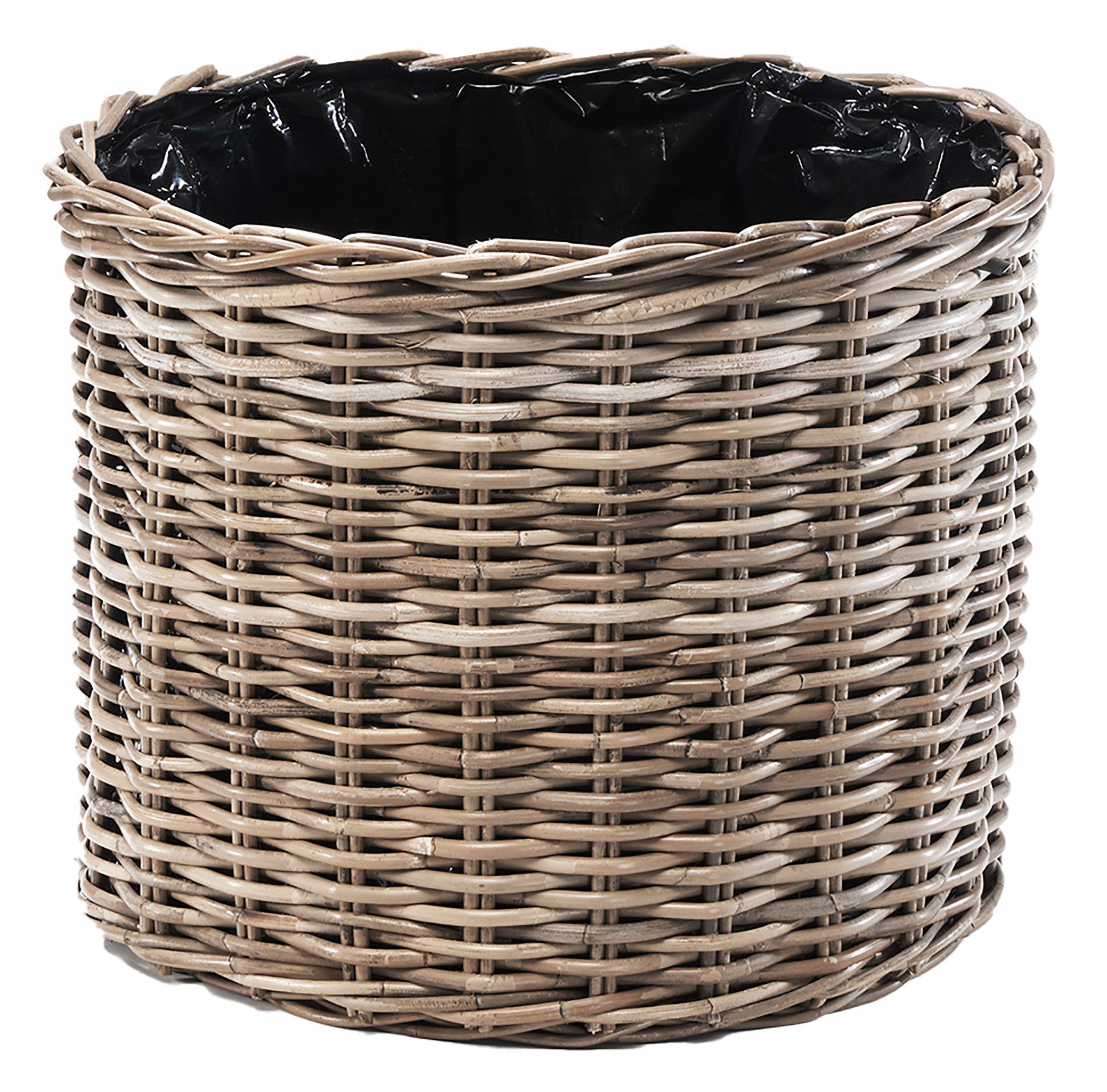 Kobolo Pflanzkübel Pflanzkorb DREVO - Rattan mit Folie ausgeschlagen (1 Stü günstig online kaufen