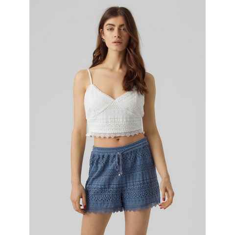 Vero Moda Spaghettitop VMHONEY LACE V-NECK CROPPED TOP WVN