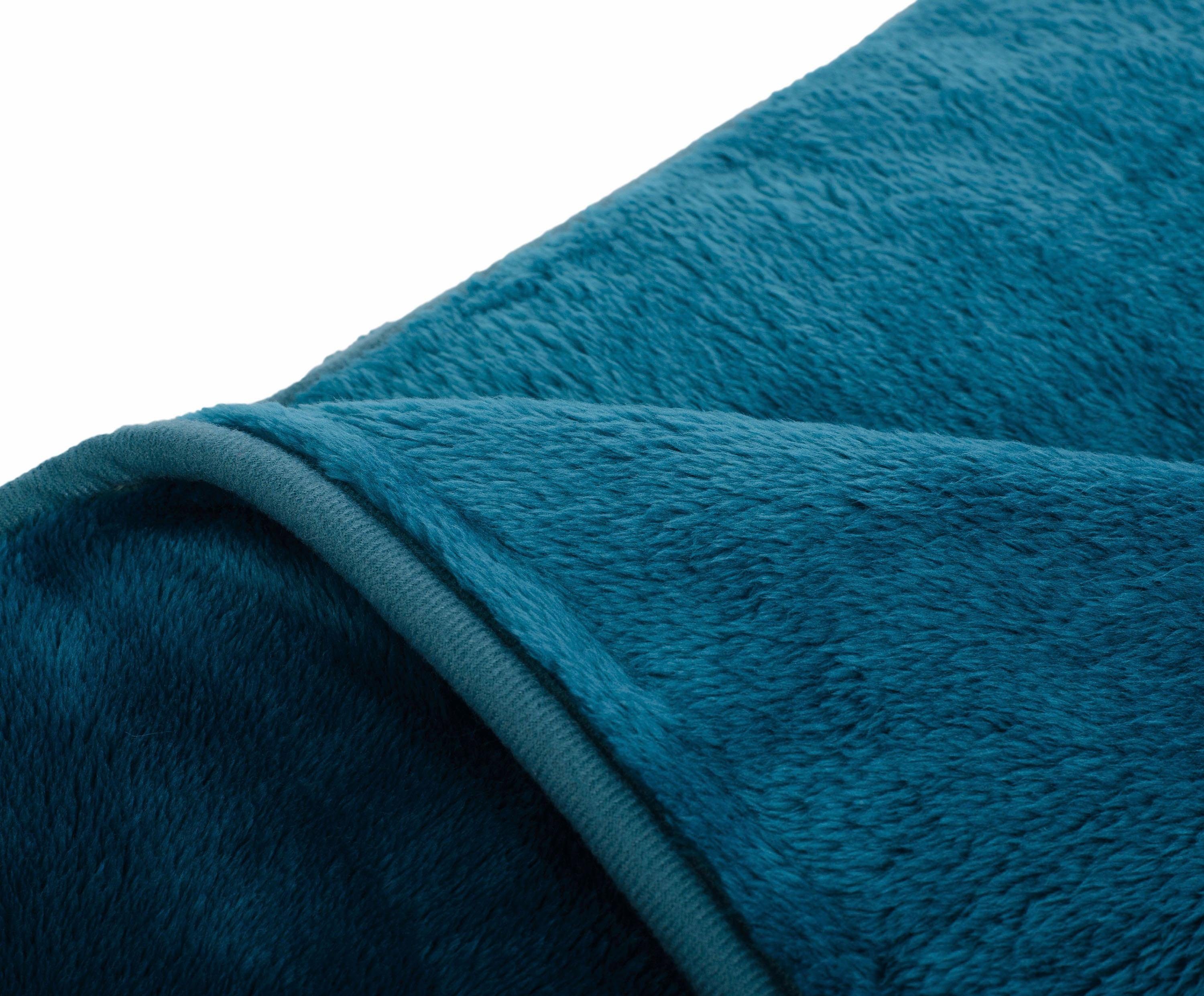 Wohndecke Premium Cashmere Feeling, Gözze, mit premium Cashmere Feeling, Kuscheldecke