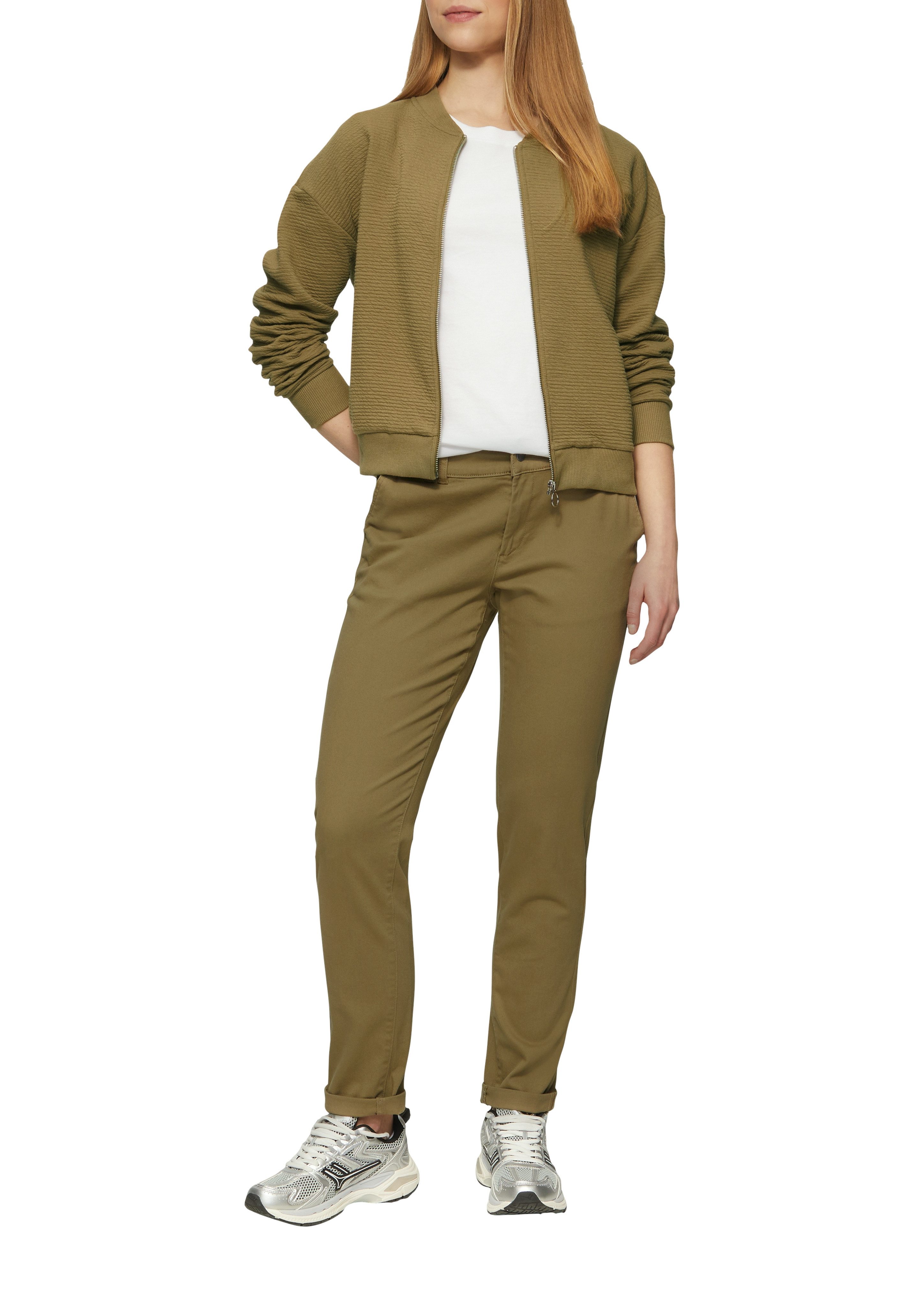 QS Chinohose aus Baumwollstretch günstig online kaufen