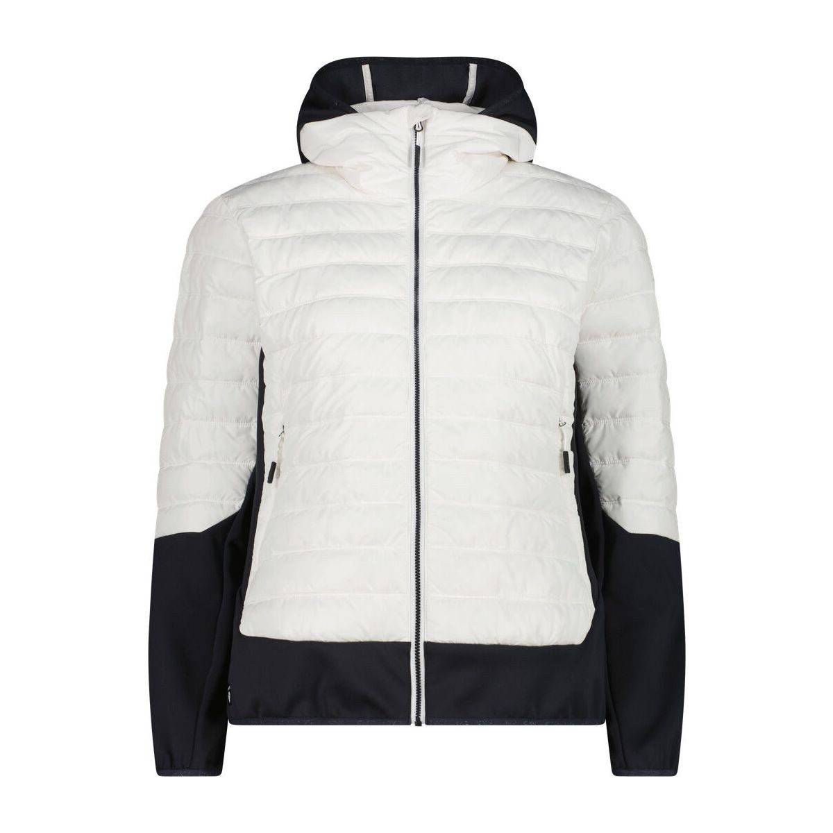 CMP Steppjacke Woman Jacket Hybrid FIX Hood Vielseitige Damenjacke für Outdoor-Aktivitäten mit wasserabweisendem