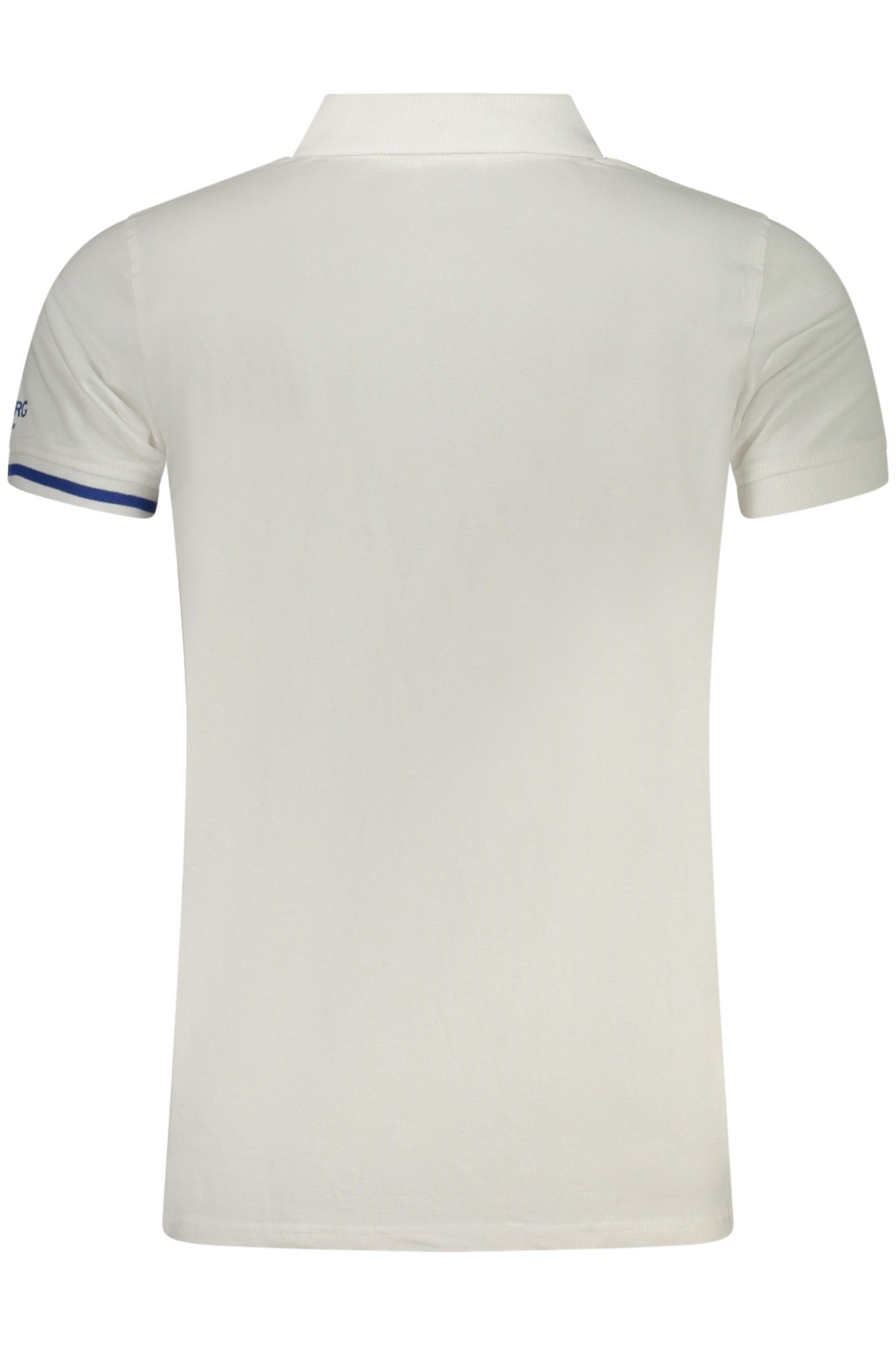 ICEBERG Poloshirt Herren Polo Weiß: Kurzarm, Kontraste, Reliefdruck
