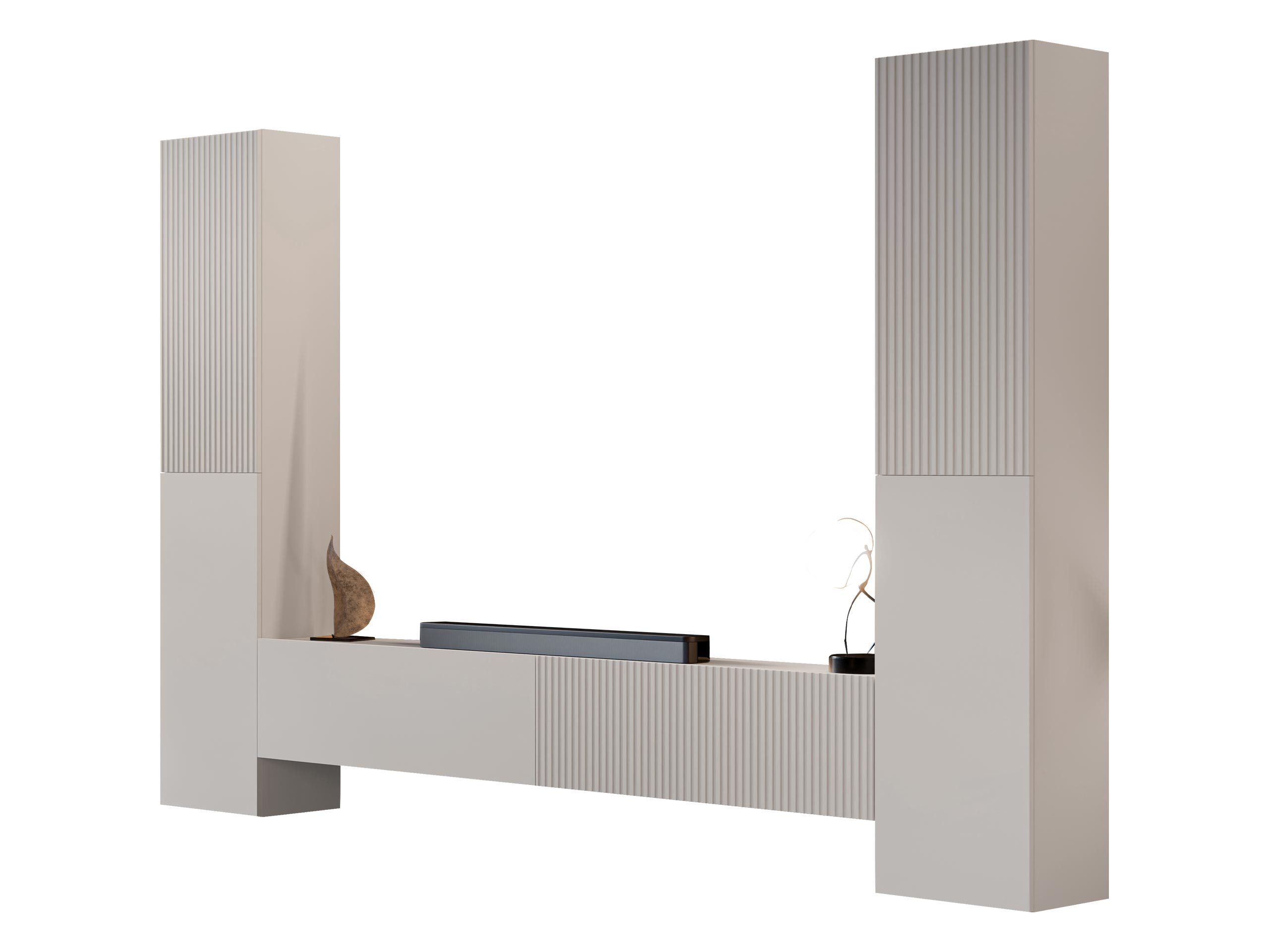 MIRJAN24 Wohnwand Capital II, (3er-Set, 2x günstig online kaufen