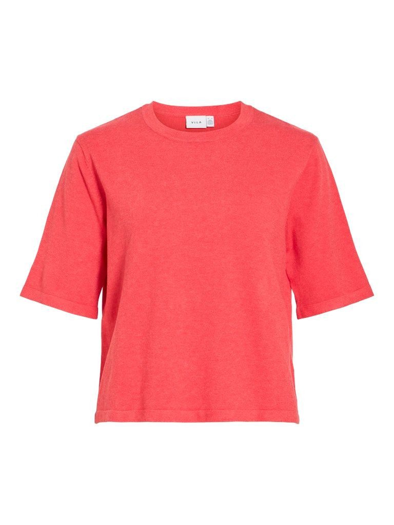 Vila T-Shirt VIMALU O-NECK 2/4 KNIT