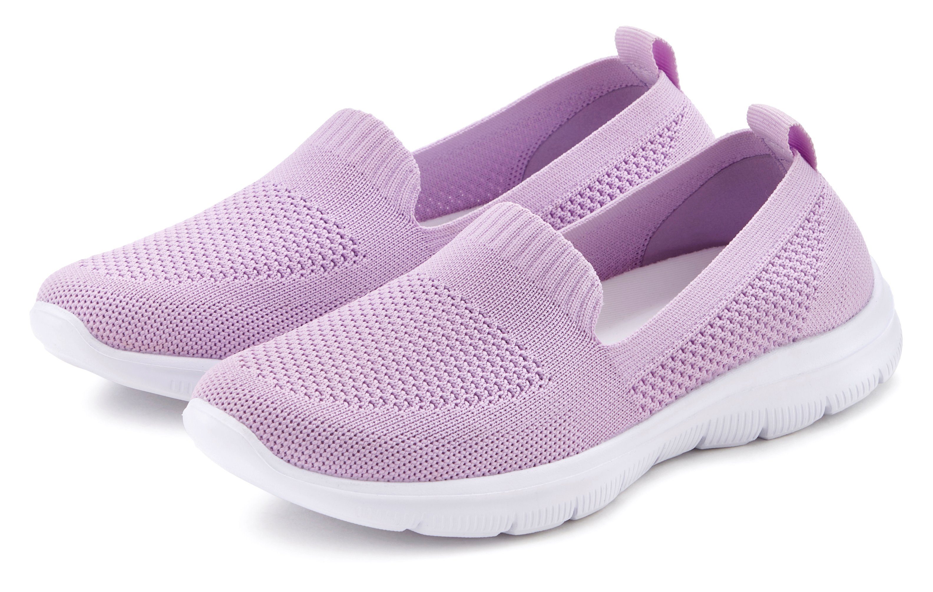 LASCANA Slipper herausnehmbarer Innensohle, Halbschuh, ultraleichter Sneaker, VEGAN