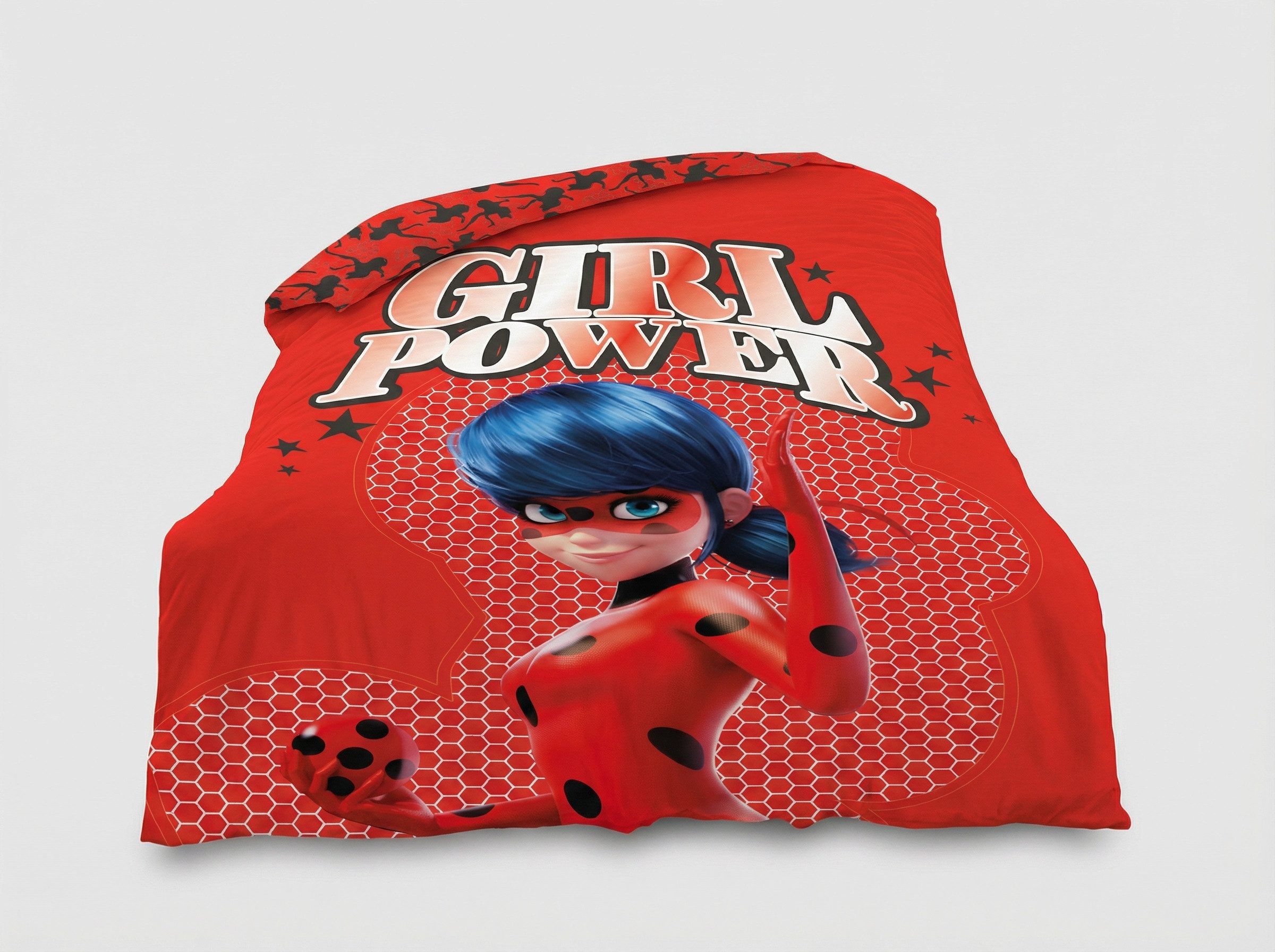 Miraculous - Ladybug Bettwäsche Miraculous Ladybug Kinder Bettwäsche Set, Mikrofaser, 135-140 x 200 Deckenbezug - 63x63 cm Kissenbezug