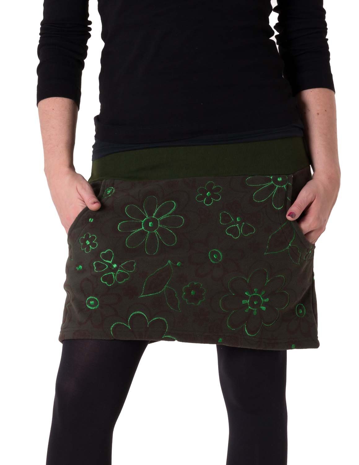 Vishes A-Linien-Rock Vishes Warmer Fleece Rock günstig online kaufen
