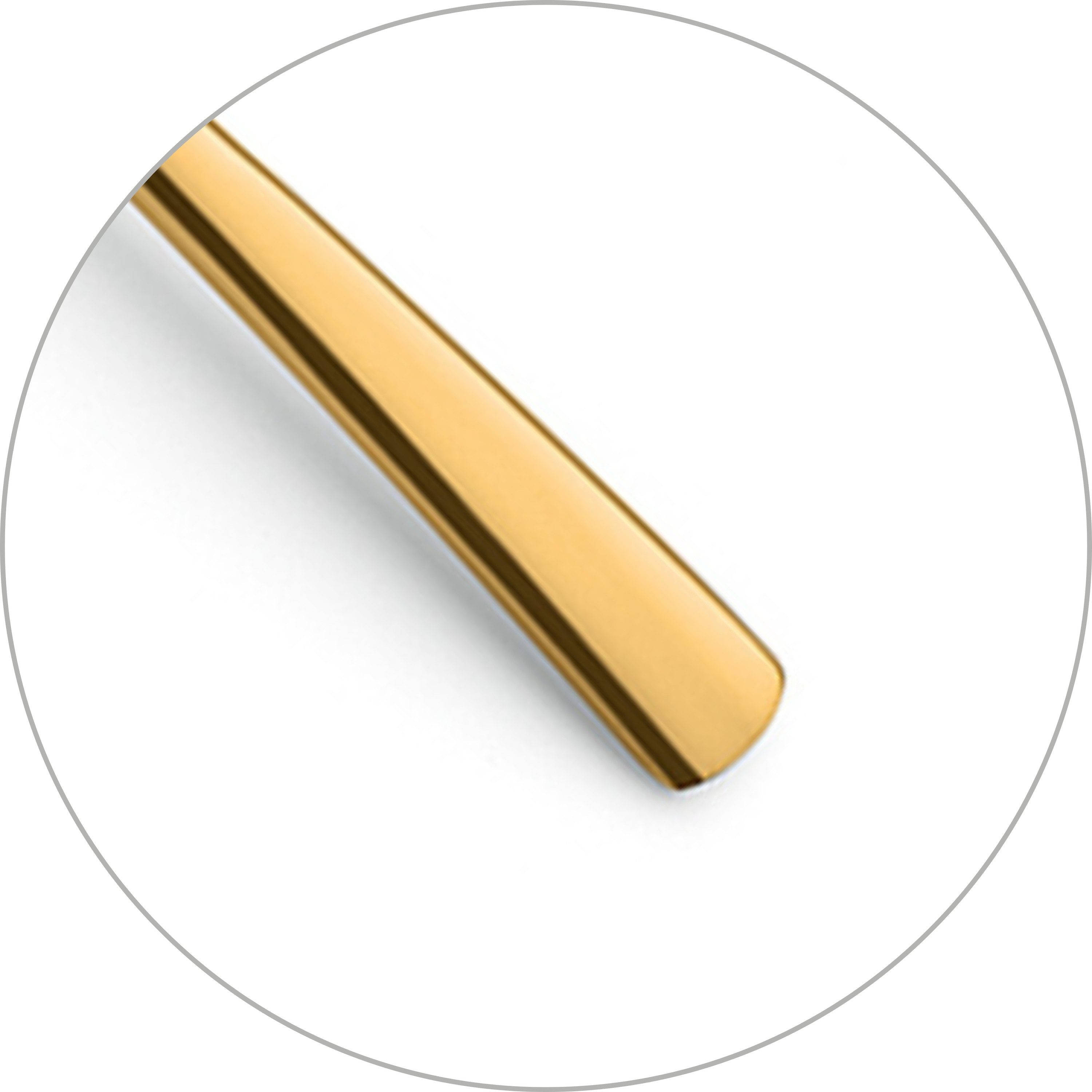 Paul Wirths Besteck-Set SWING (30-tlg), 6 Personen, Edelstahl 18/10, PVD gold, hochglanzpoliert