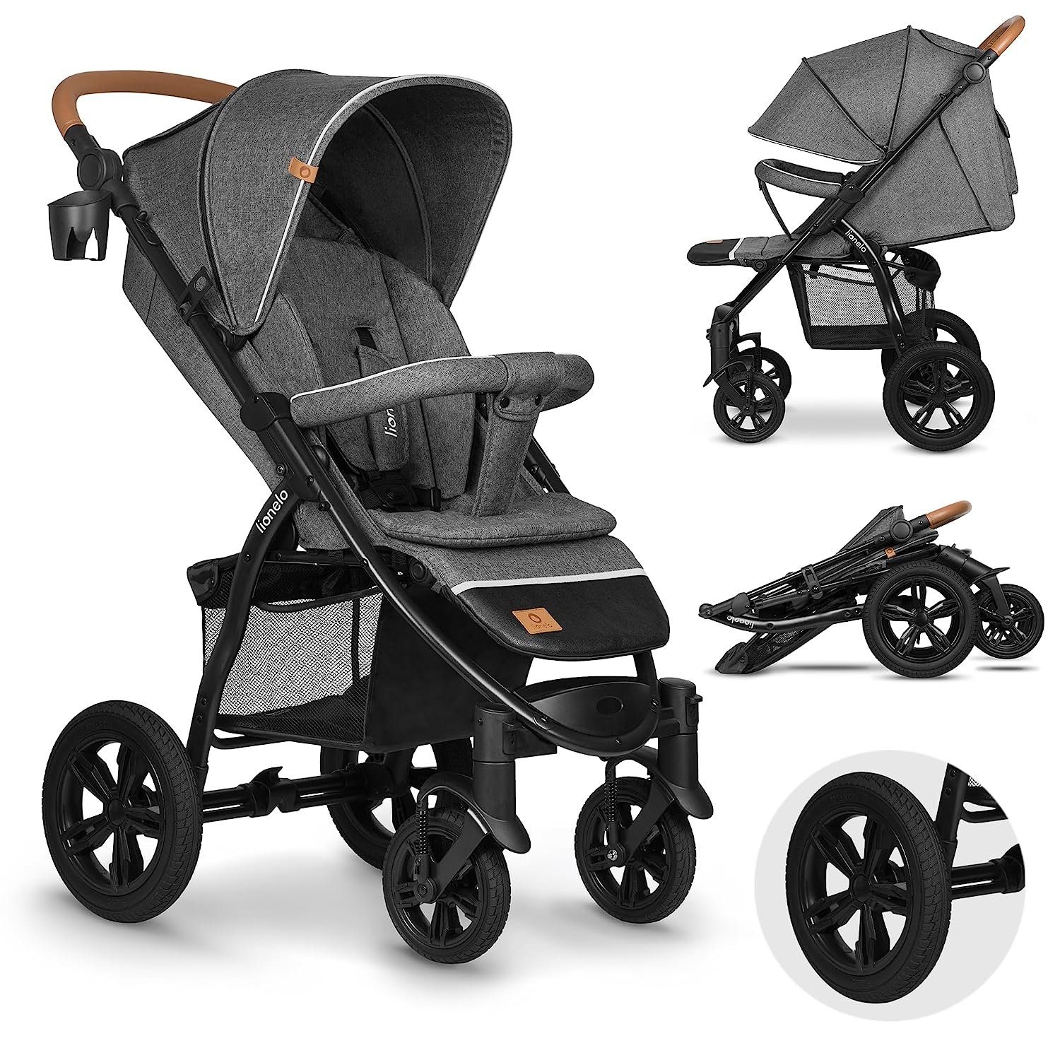 lionelo Kinder-Buggy Annet Tour, bis 22 kg 5-Punkt-Sicherheitsgurte