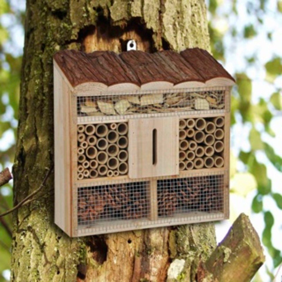 Haushalt International Insektenhotel Insektenhotel Maße: ca. 30 x 9,5 x 30cm, (1-St)