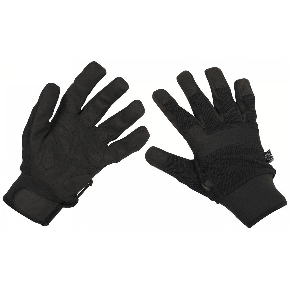 MFH Multisporthandschuhe Fingerhandschuhe, "Security", schwarz günstig online kaufen