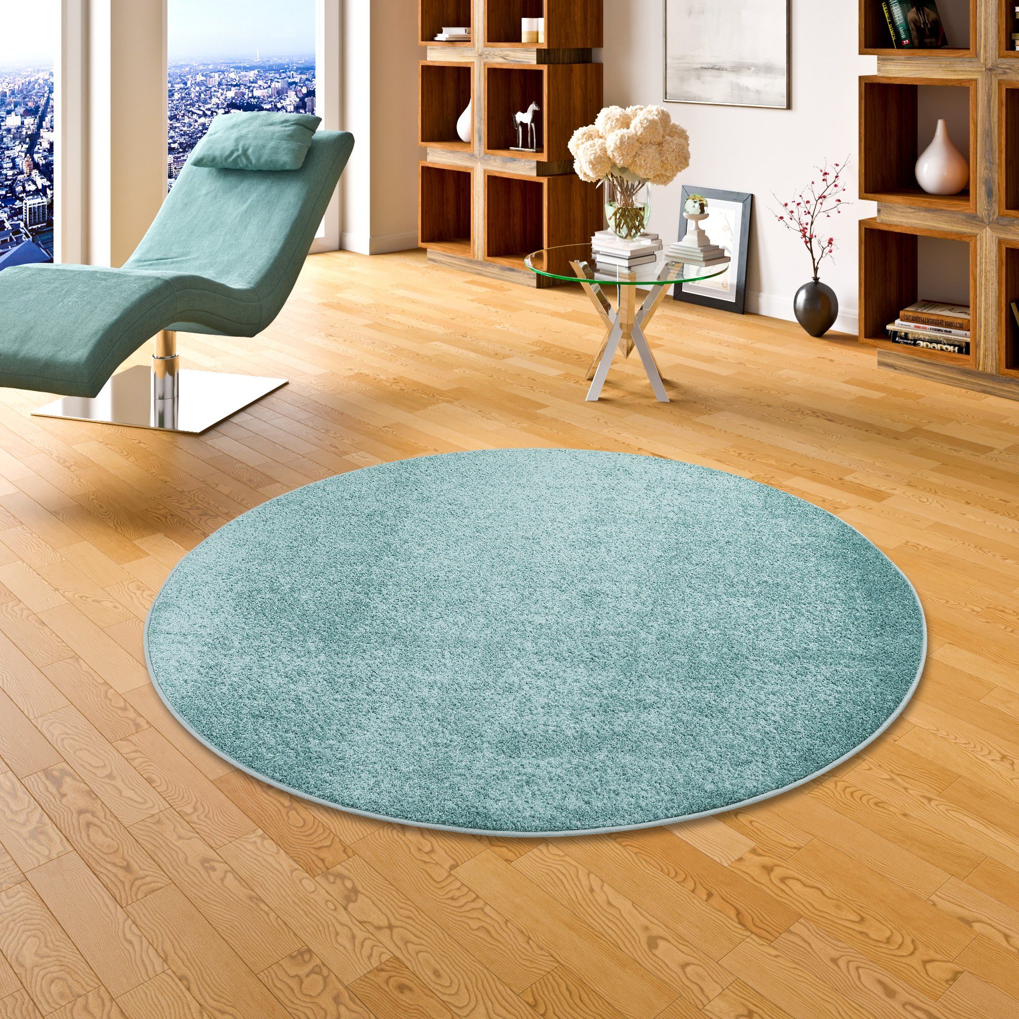 Snapstyle Veloursteppich Hochflor Velours Teppich Luna günstig online kaufen
