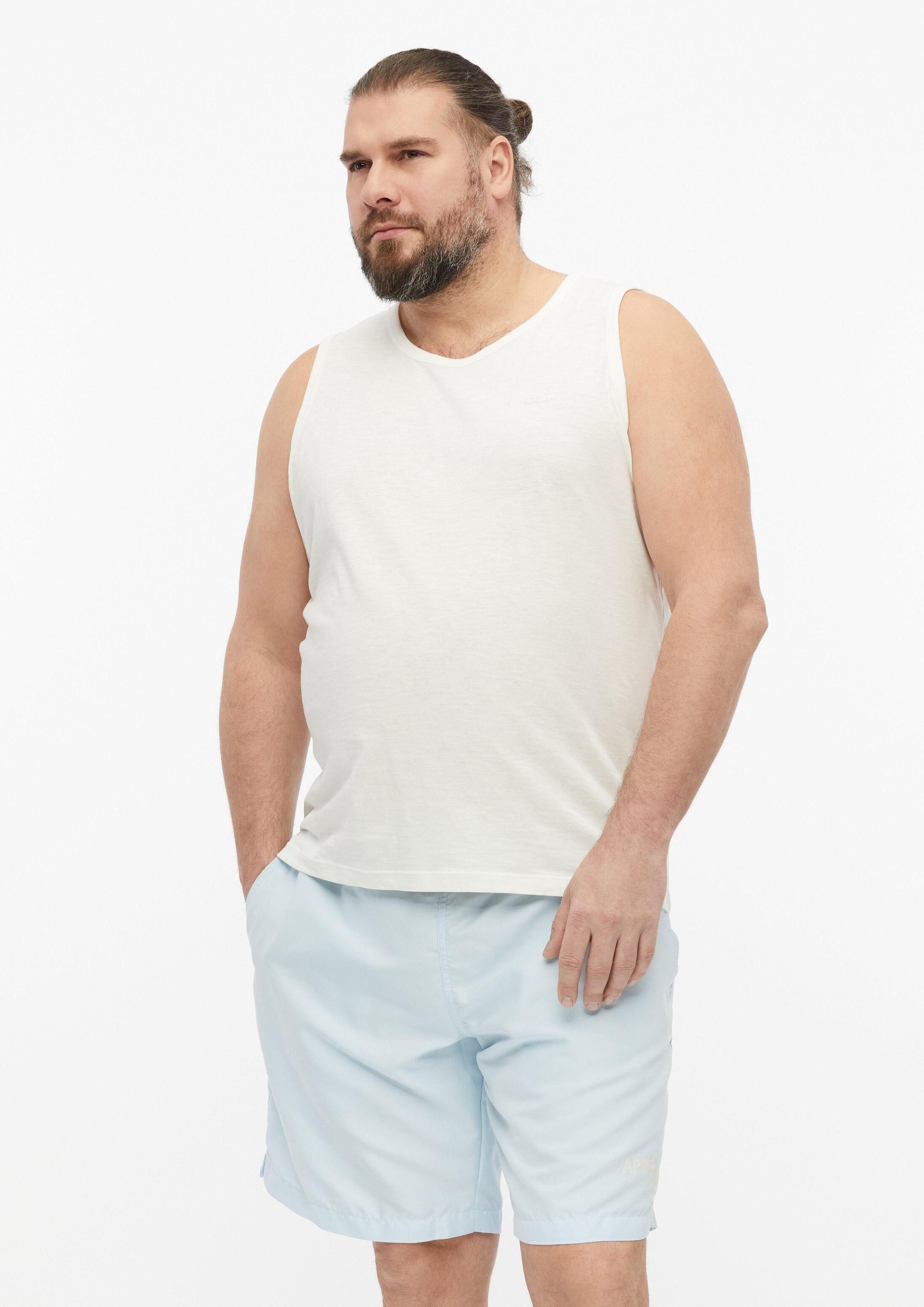s.Oliver Badehose Badehose Badehose mit Print und Kordelzug