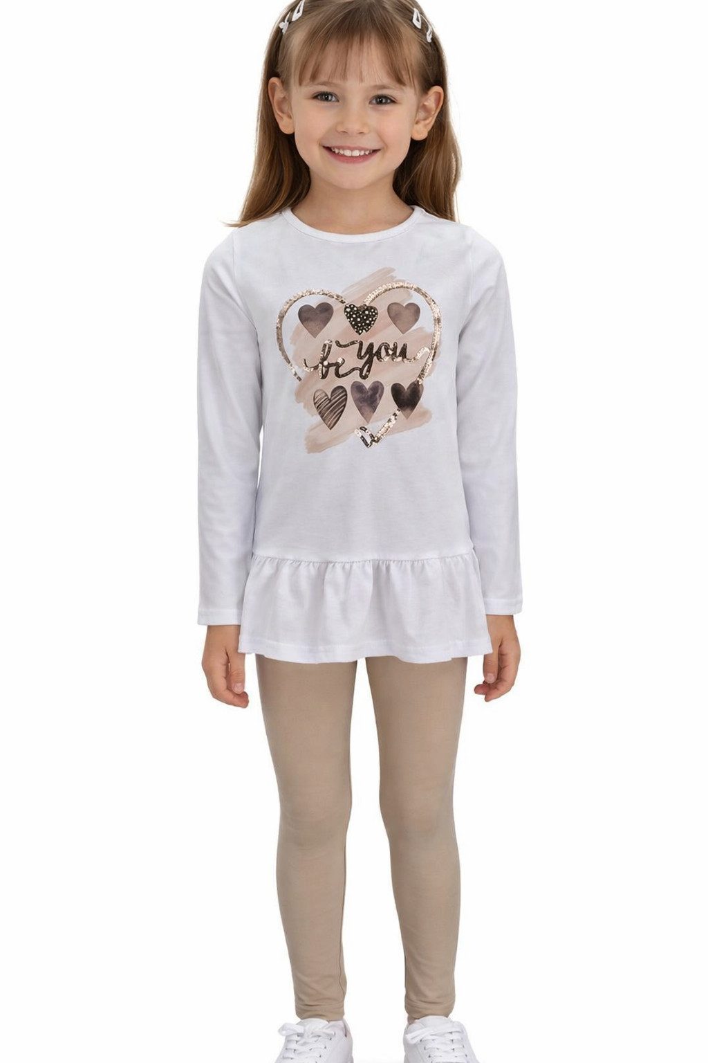 Langarmshirt & Leggings Sommer Set Langarm Shirt + Leggings, MS2179