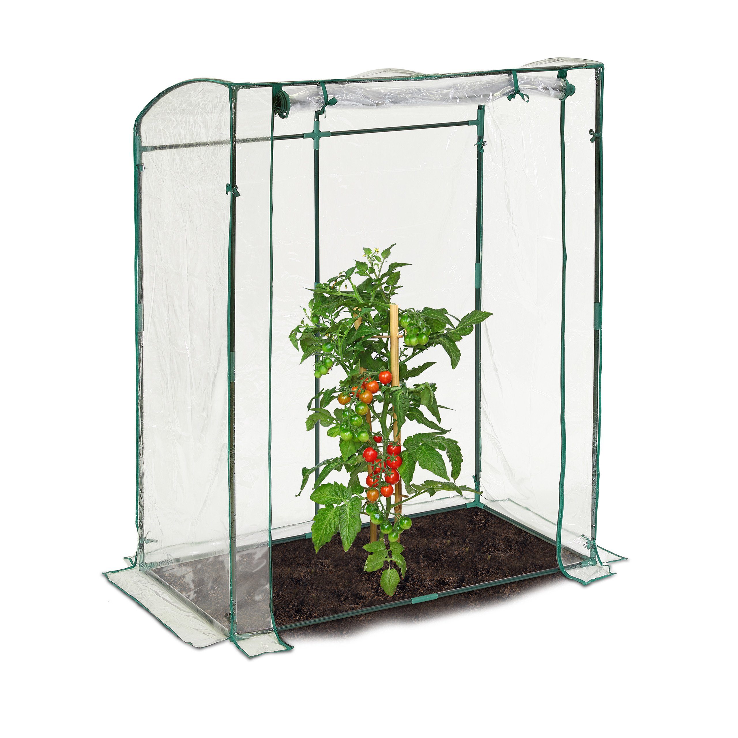 relaxdays Foliengewächshaus Tomatengewächshaus mit PVC-Folie günstig online kaufen