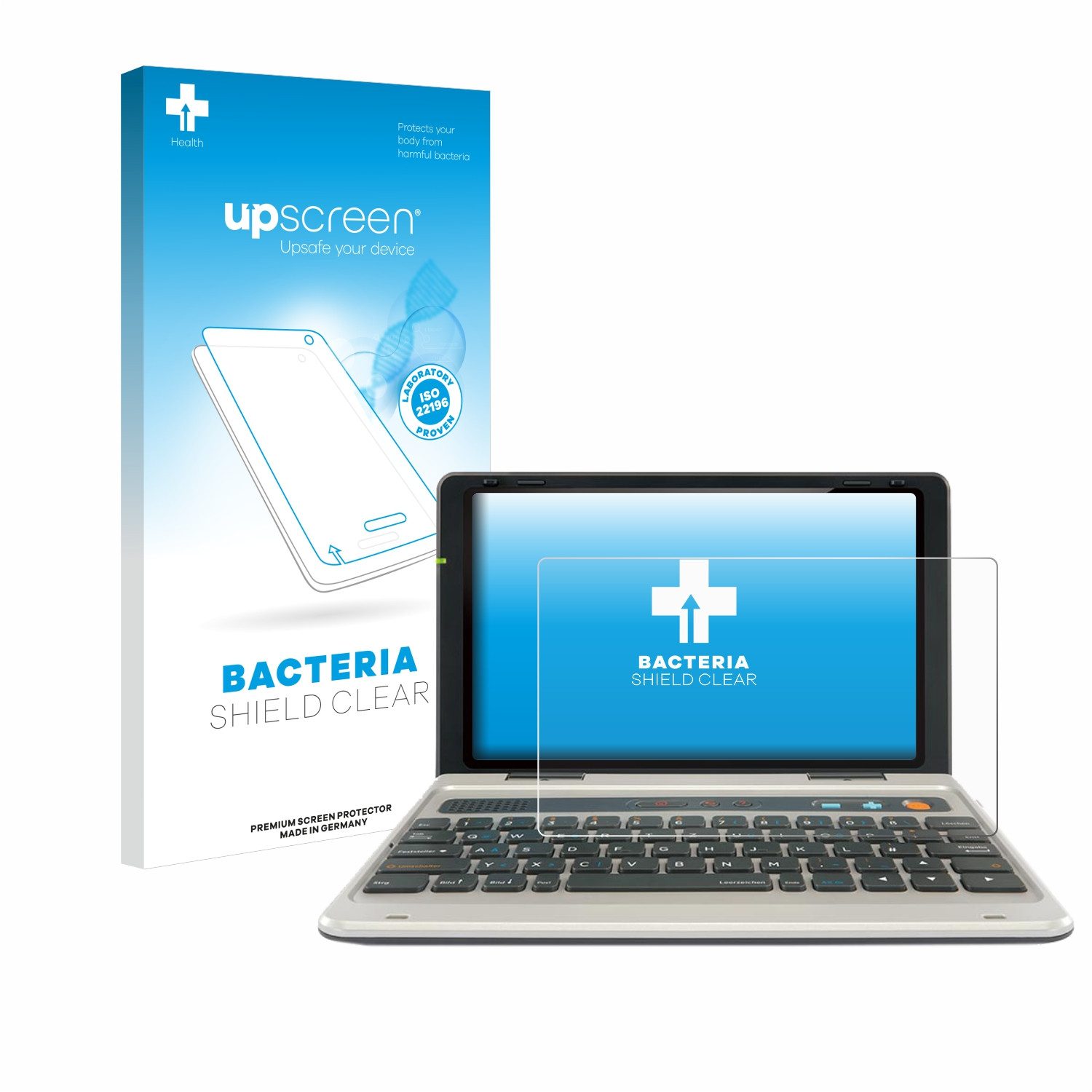 upscreen Schutzfolie für Vtech Genio Lernlaptop, Displayschutzfolie, Folie Premium klar antibakteriell