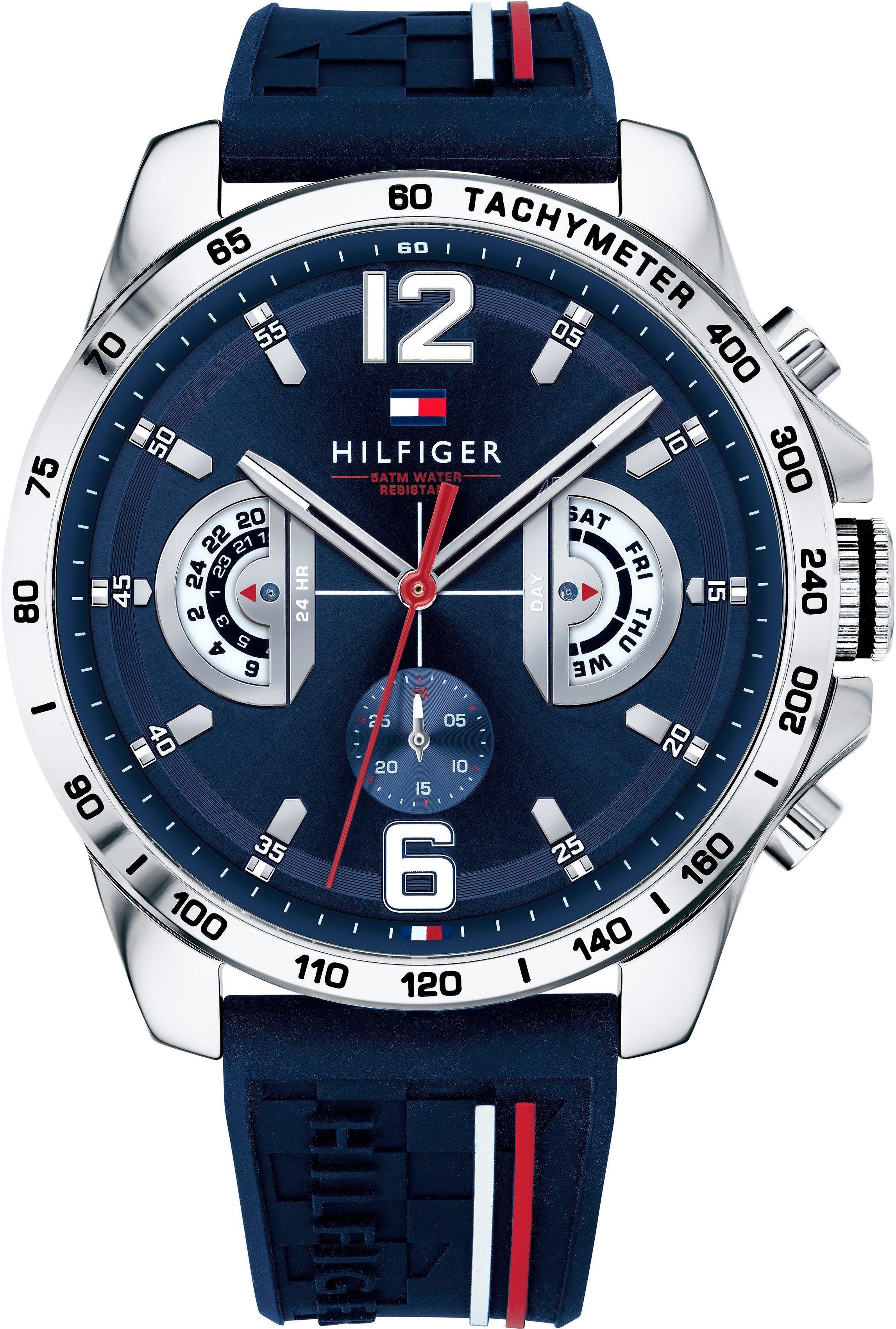 Tommy Hilfiger Multifunktionsuhr DECKER 1791476, Quarzuhr, günstig online kaufen