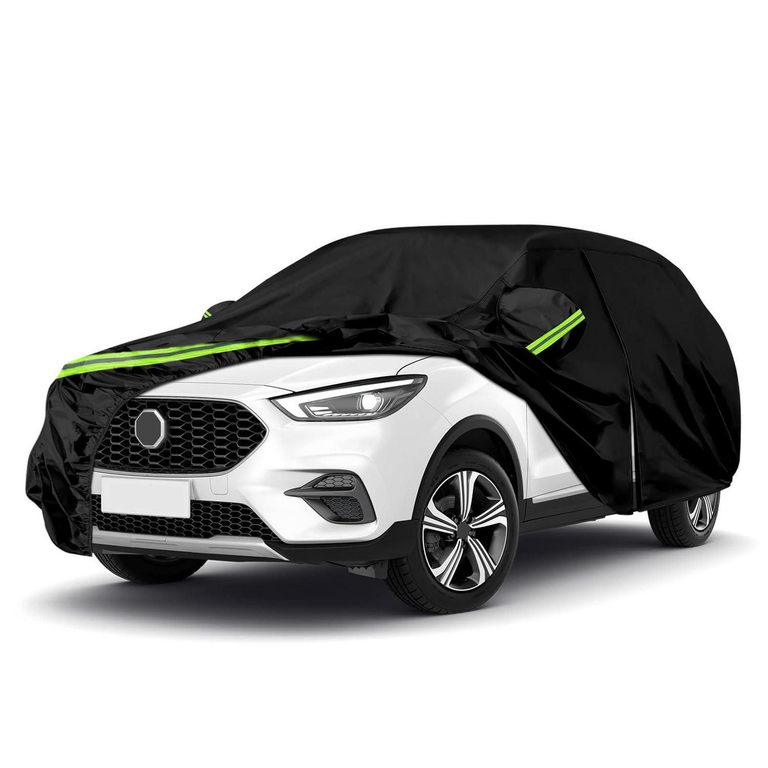 LuxusKollektion Autoplane Autoabdeckung Reißverschluss Seitentür Anti Schwarz MG ZS Crossover