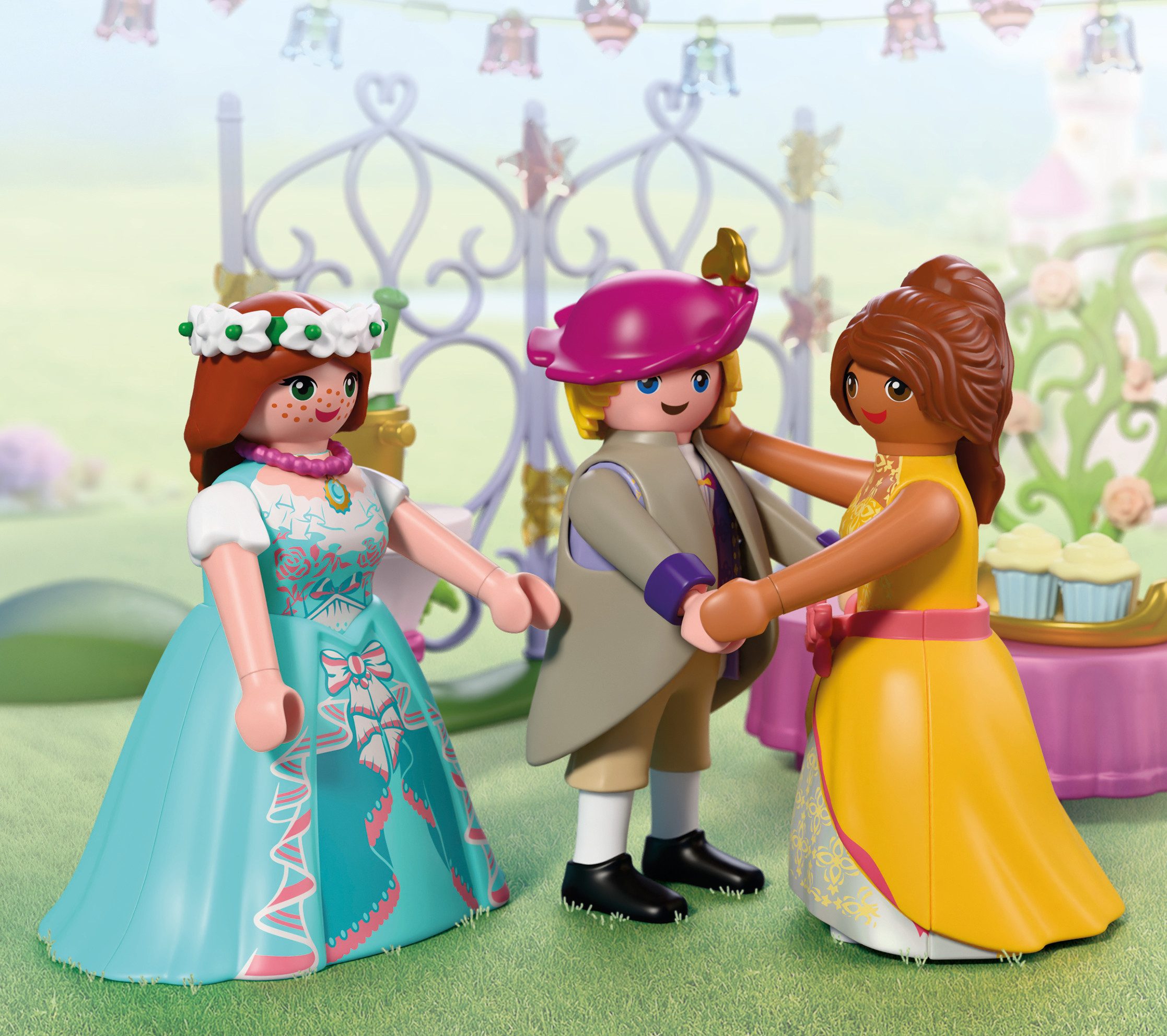 Playmobil® Maskenball im Pavillon (72052), Princess Konstruktions-Spielset, (147 St), Made in Europe – Bild 5 von 5