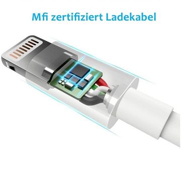 GlobaLink Ladekabel iphone original 3Stück Lightningkabel, (100 cm), weiß