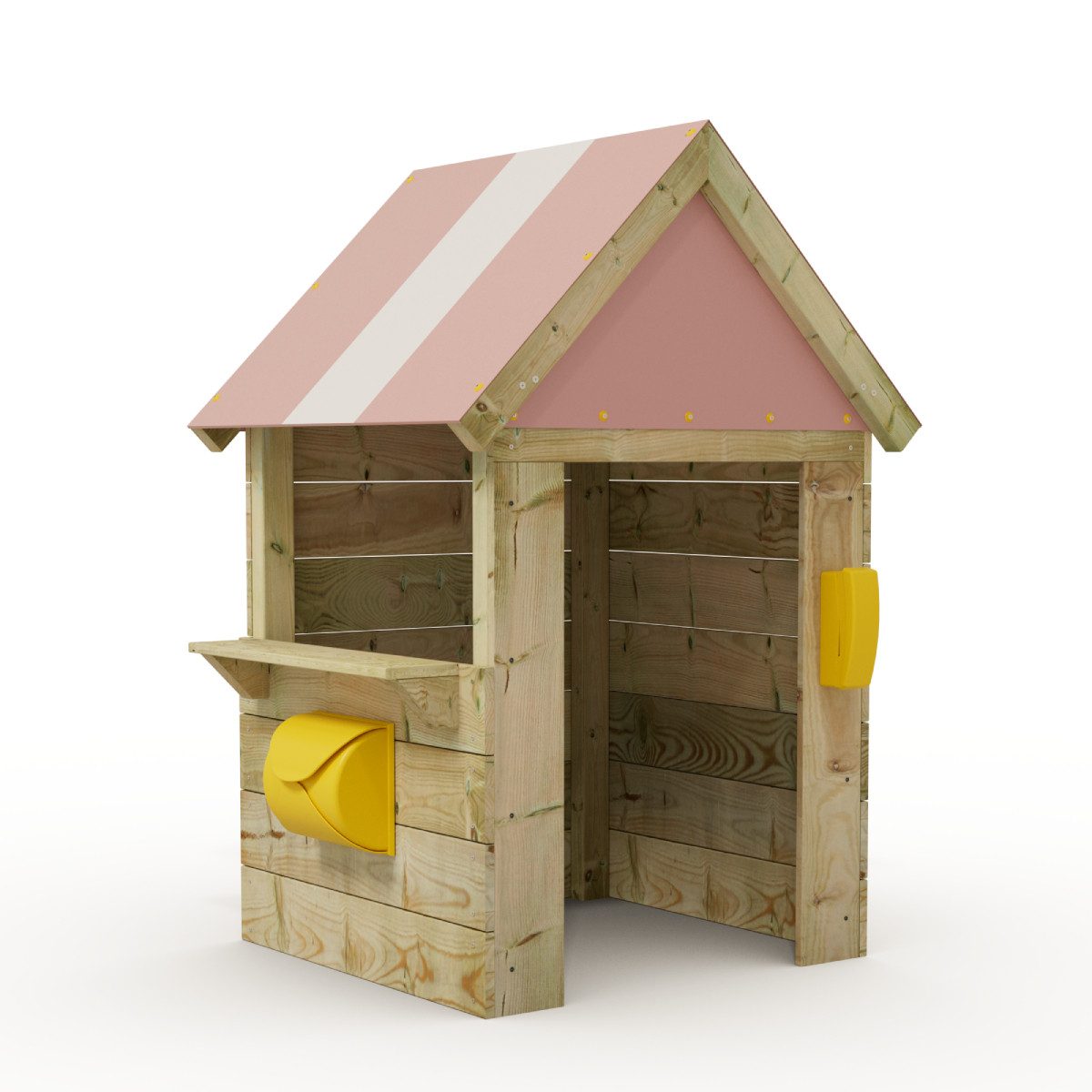 Wickey Spielhaus Hut - Kinderspielhaus aus Holz, Gartenhaus für Kinder, extrem witterungsbeständig - aus kesseldruckimprägniertem Massivholz