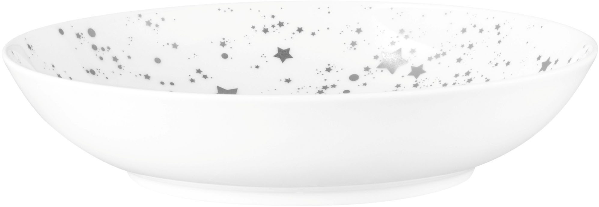 Seltmann Weiden Суповая тарелка Liberty - Silver Stars, (1 St), Тарелки rund 21 cm