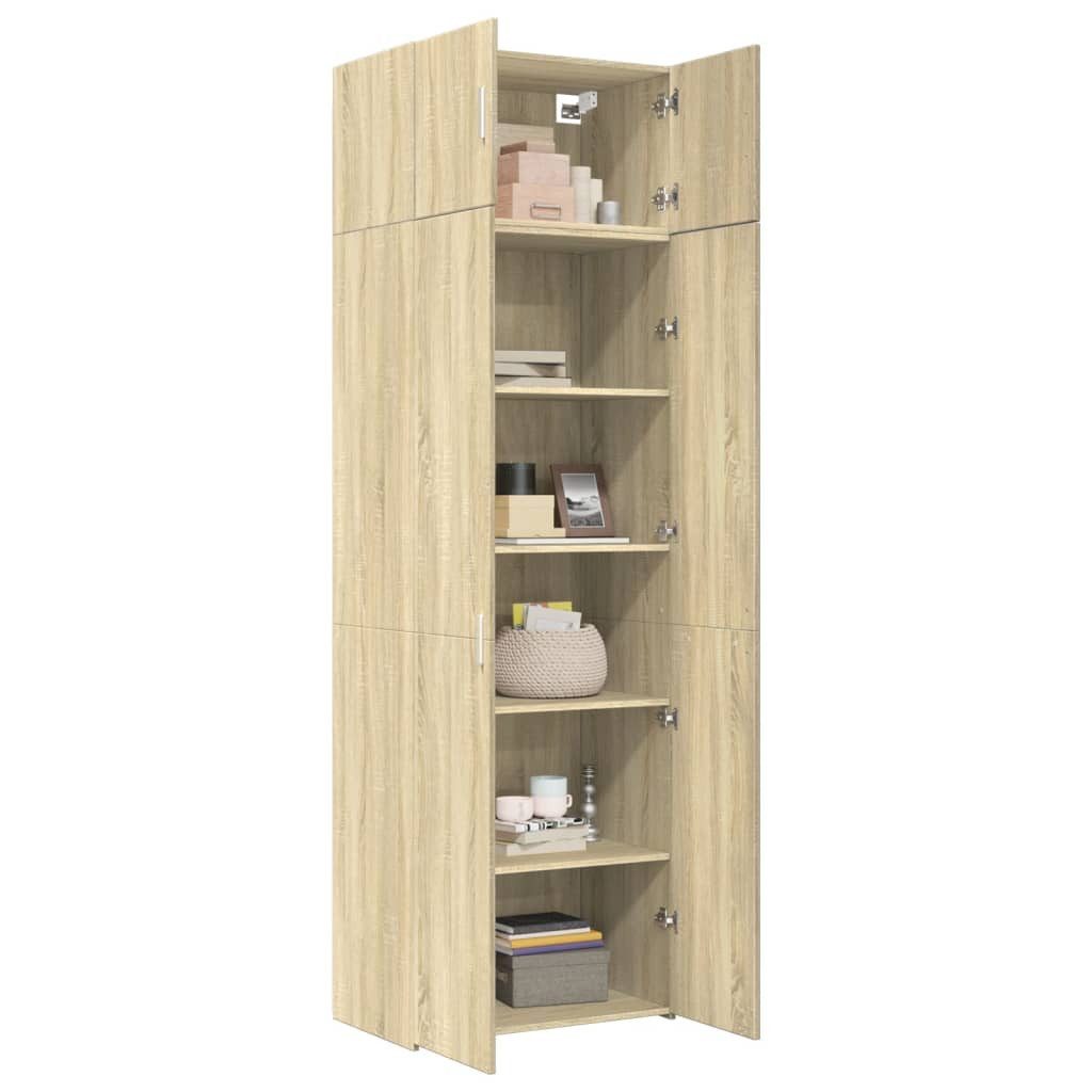 vidaXL Sideboard Hochschrank Sonoma-Eiche 70x42,5x225 cm günstig online kaufen