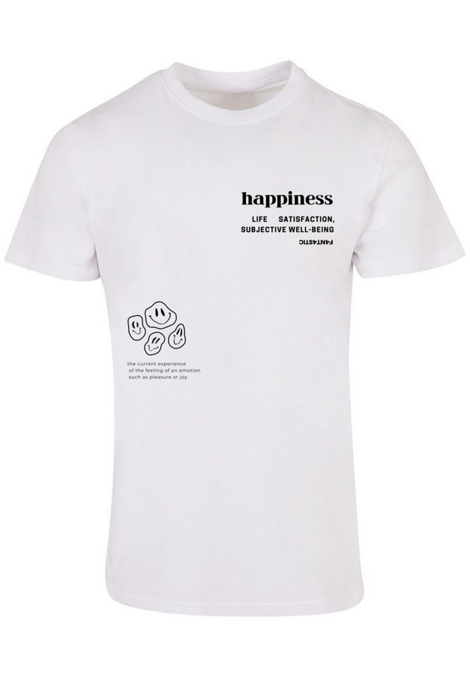 F4NT4STIC T-Shirt happiness TEE UNISEX Print