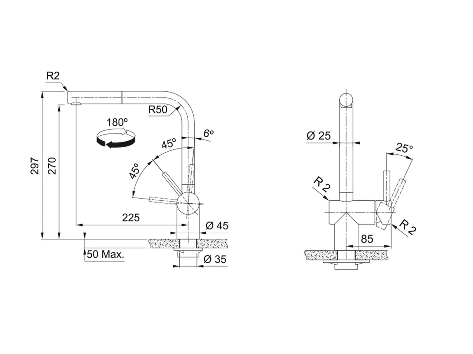 FRANKE Küchenarmatur (1-St) 115.0628.210