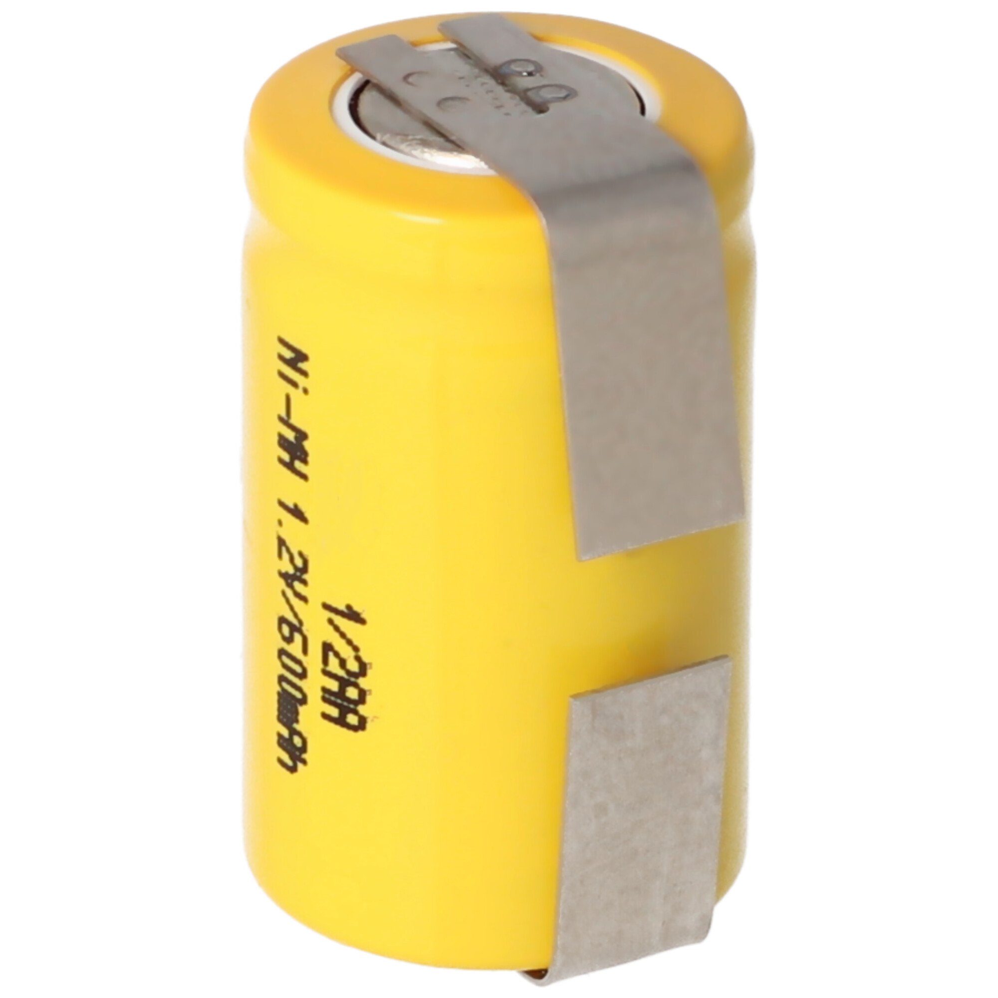 AccuCell 1/2AA Akku mit 1,2 Volt Spannung und 600mAh Kapazität mit ...