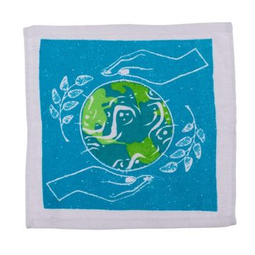 Bada Bing Handtuch Set Magisches Zauberhandtuch Handtuch Waschlappen Save The Planet, Baumwolle, (6-tlg), 100% Baumwolle, Entfaltet sich beim Kontakt mit Wasser
