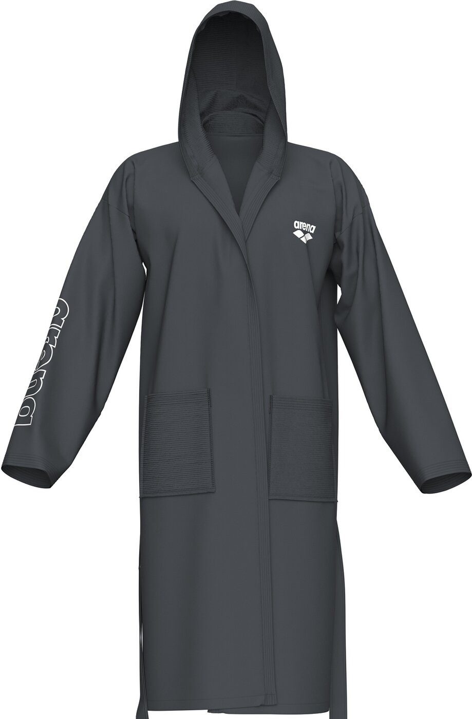 Arena Bademantel ARENA ZEAL ROBE BLACK-WHITE günstig online kaufen