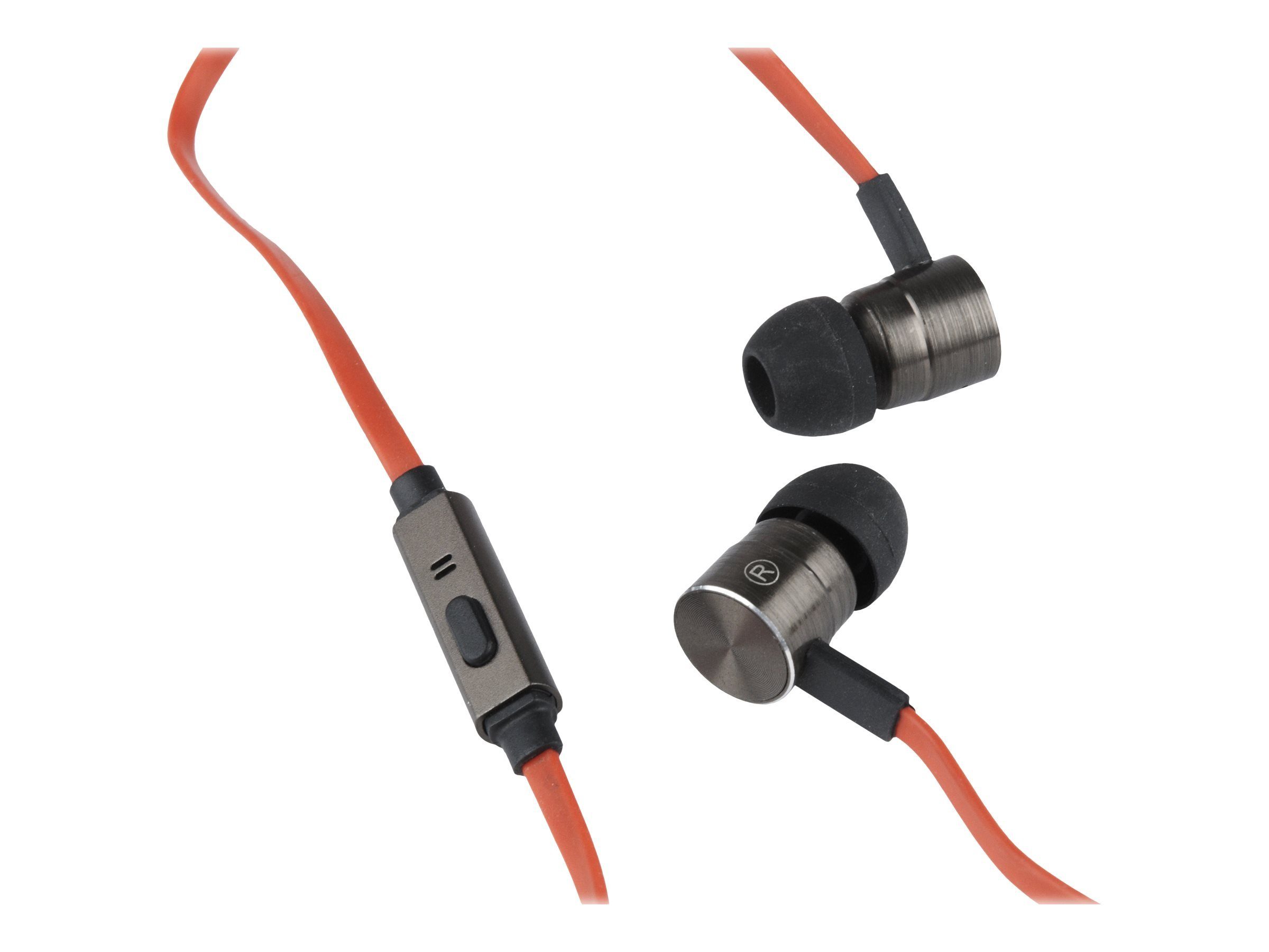 Gembird GEMBIRD Metallkopfhörer mit Mikro "London" Flachkabel Headset