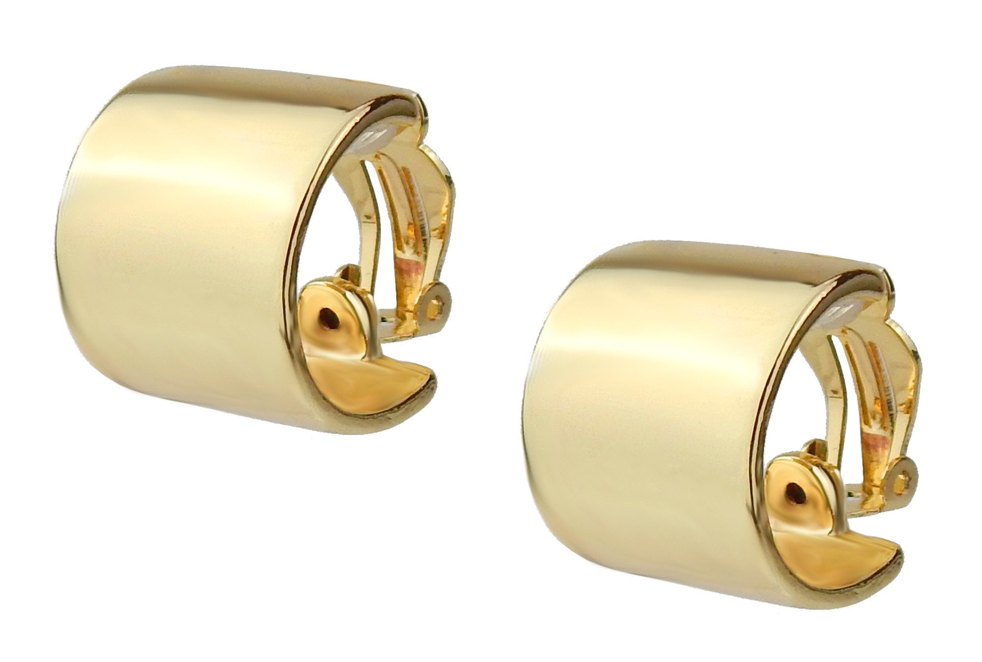 Ella Jonte Paar Ohrclips, edle Halbcreolen Creolen gold im Geschenkkarton günstig online kaufen