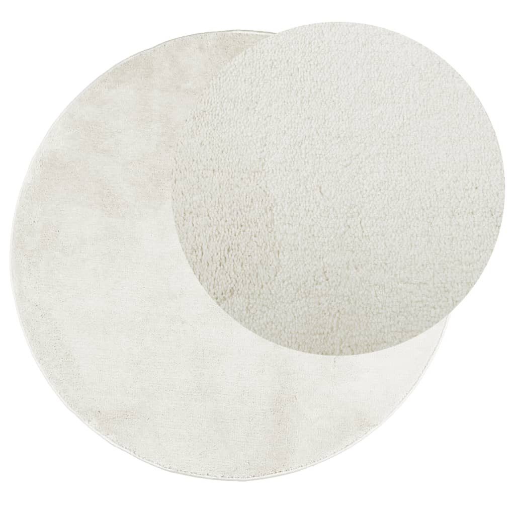 vidaXL Teppich Teppich OVIEDO Kurzflor Creme günstig online kaufen