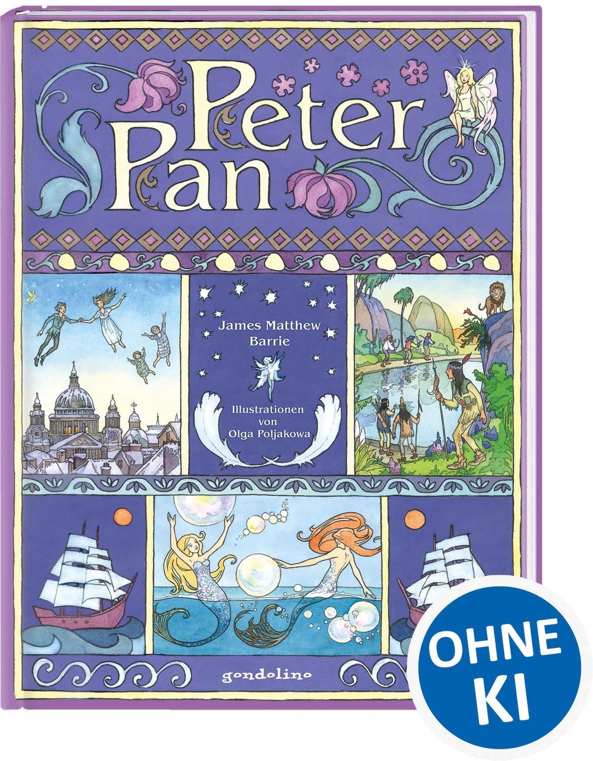 Peter Pan / James M. Barrie, Bilderbuchklassiker zum Vorlesen für Kinder ab 4 Jahren