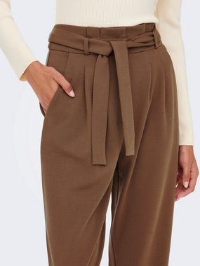 JACQUELINE de YONG Stoffhose Elegante High Waist Stoffhose Paperback Marlene Pants JDYTANJA 4317 in Braun