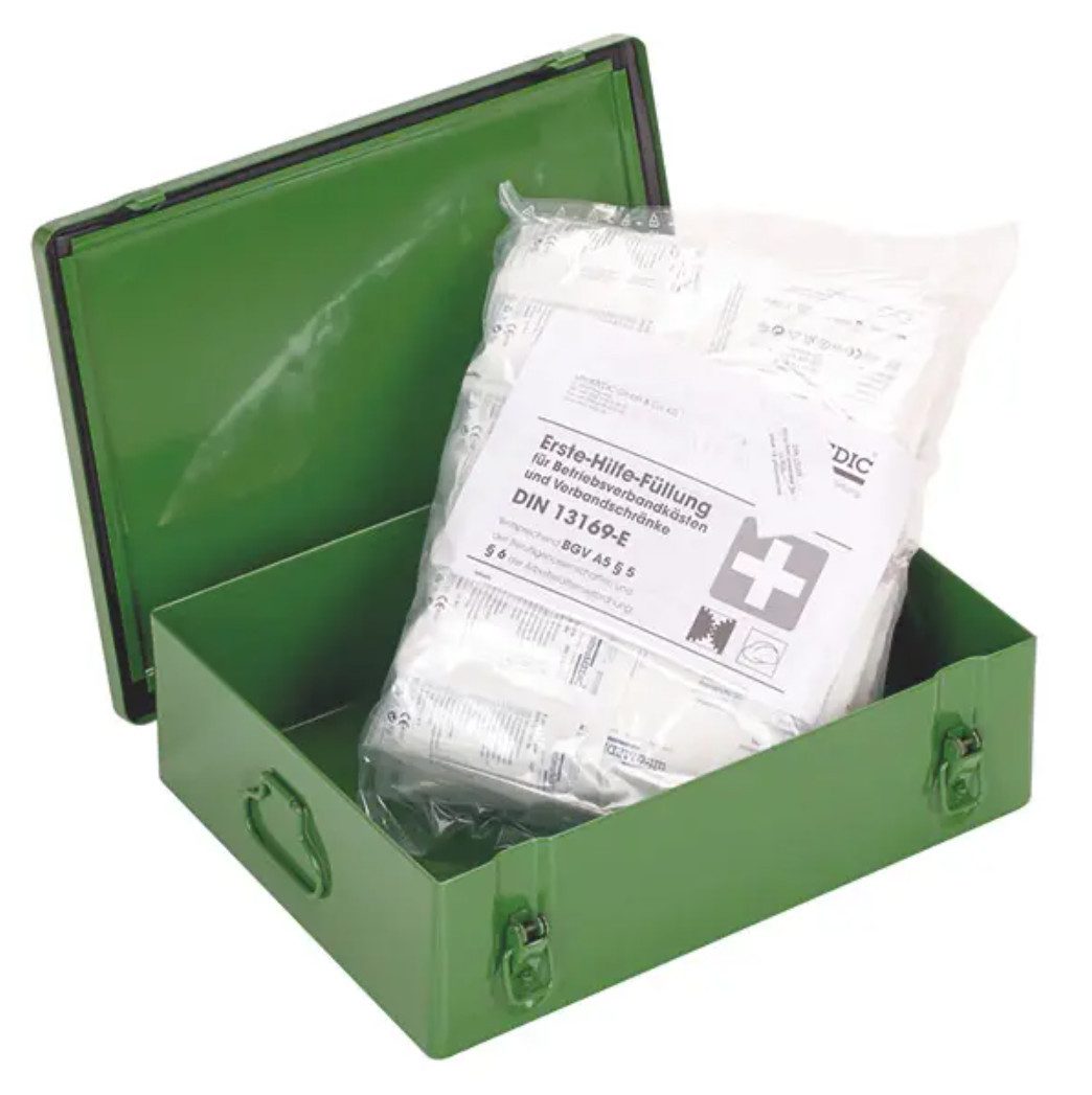 DocMed Erste-Hilfe-Set Verbandkasten, (Notfallset, 1 St), Hygienisch sauber und jederzeit einsatzbereit