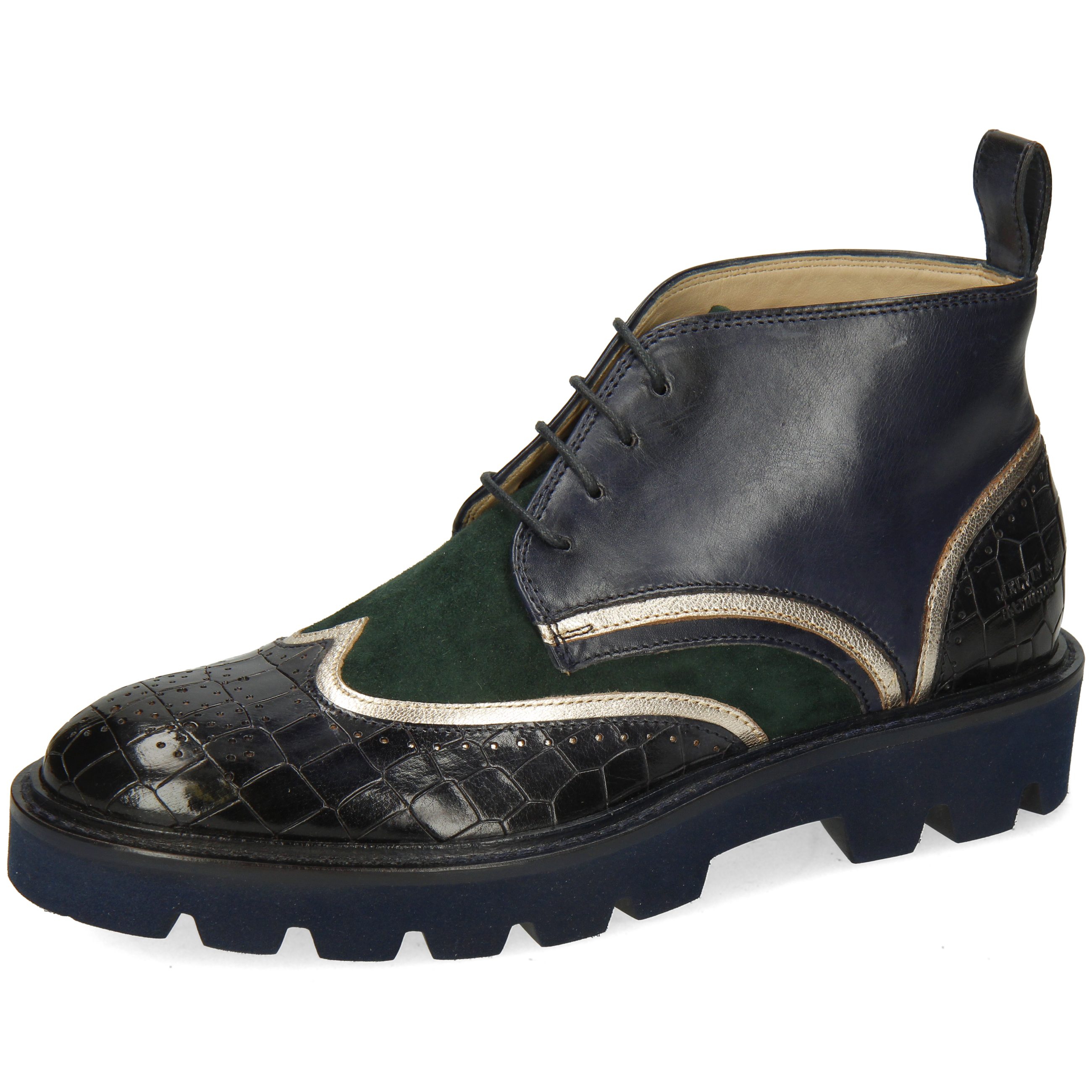 Melvin & Hamilton Crock Sally Stiefelette Aztek Nappa 30 Navy