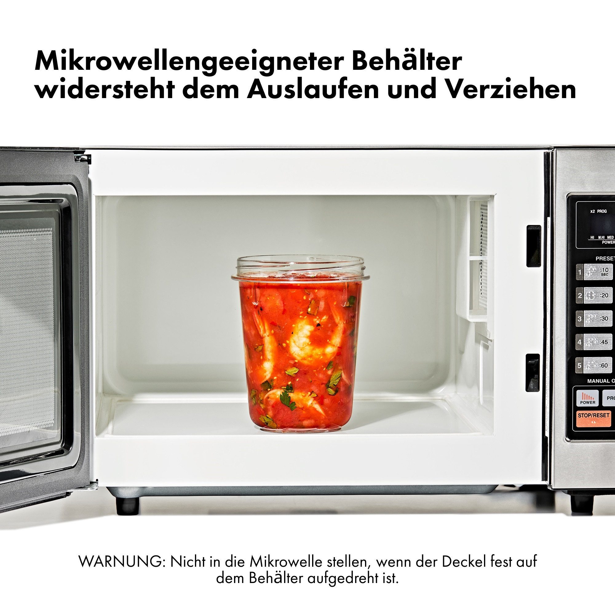 OXO Good Grips Aufbewahrungssystem OXO Twist & Stack Behälter – 550 ml – 2er Set, Kunststoff, (2-tlg), ideal für Meal Prep – Bild 4 von 5