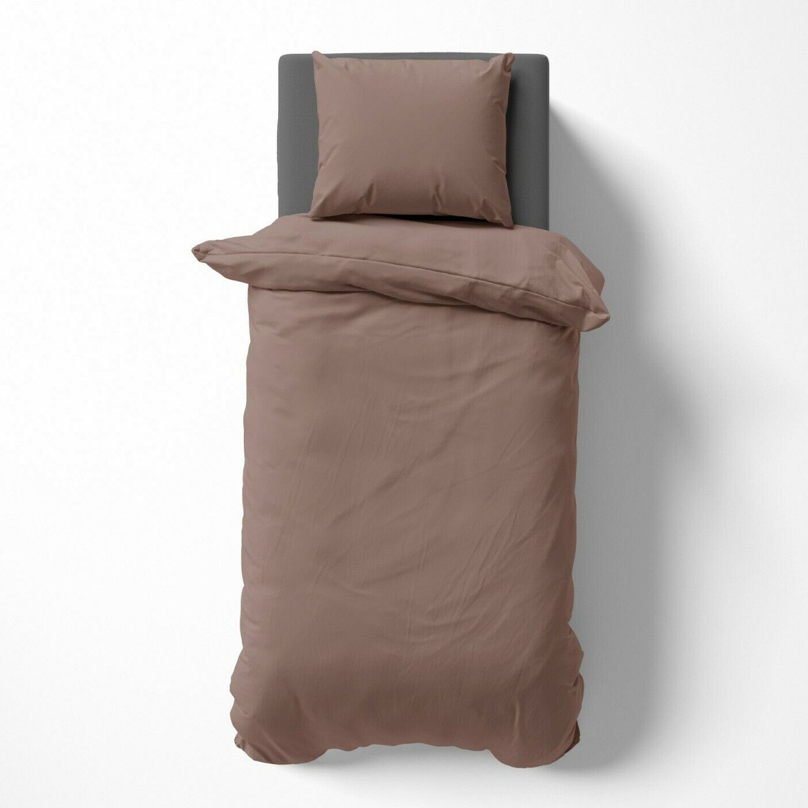 Visaggio Bettwäsche Mikrofaser Uni 135x200 155x220 200x200 Einfarbig Allerg günstig online kaufen