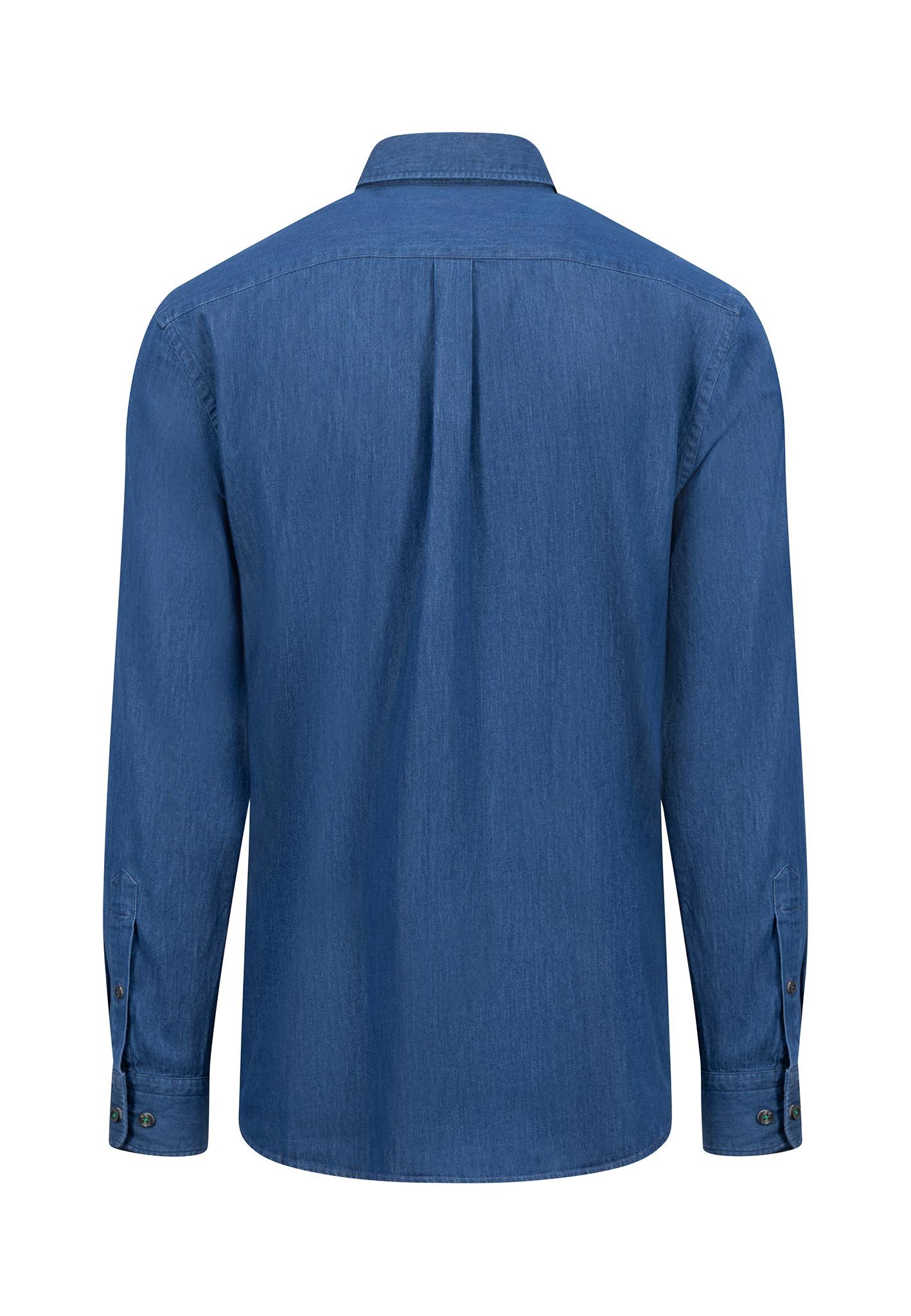 FYNCH-HATTON Jeanshemd mit Logo Stickerei günstig online kaufen