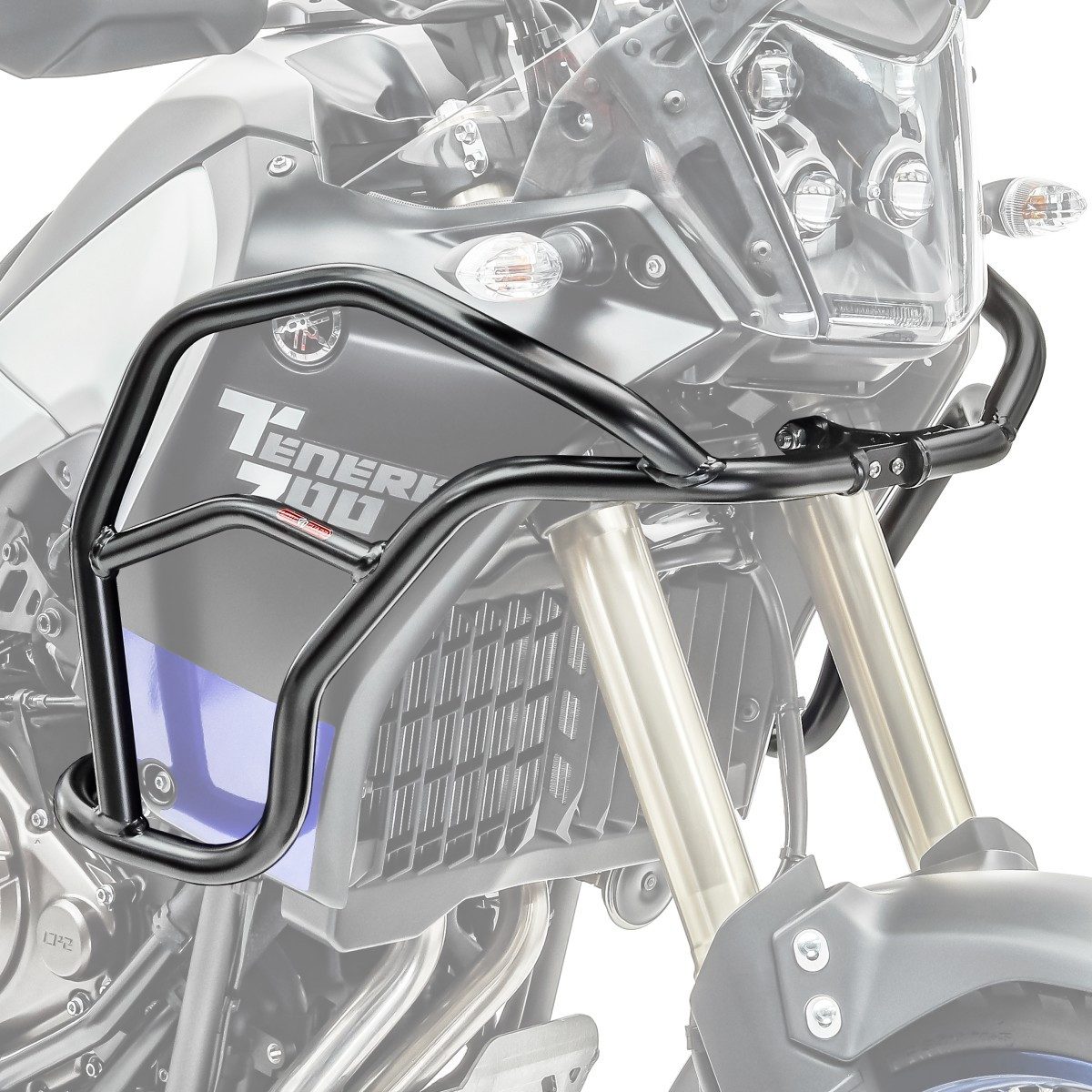 Bagtecs Reisetasche Set: Gepäckbrücke # + Verkleidungsschutzbügel XL passend für Yamaha Te