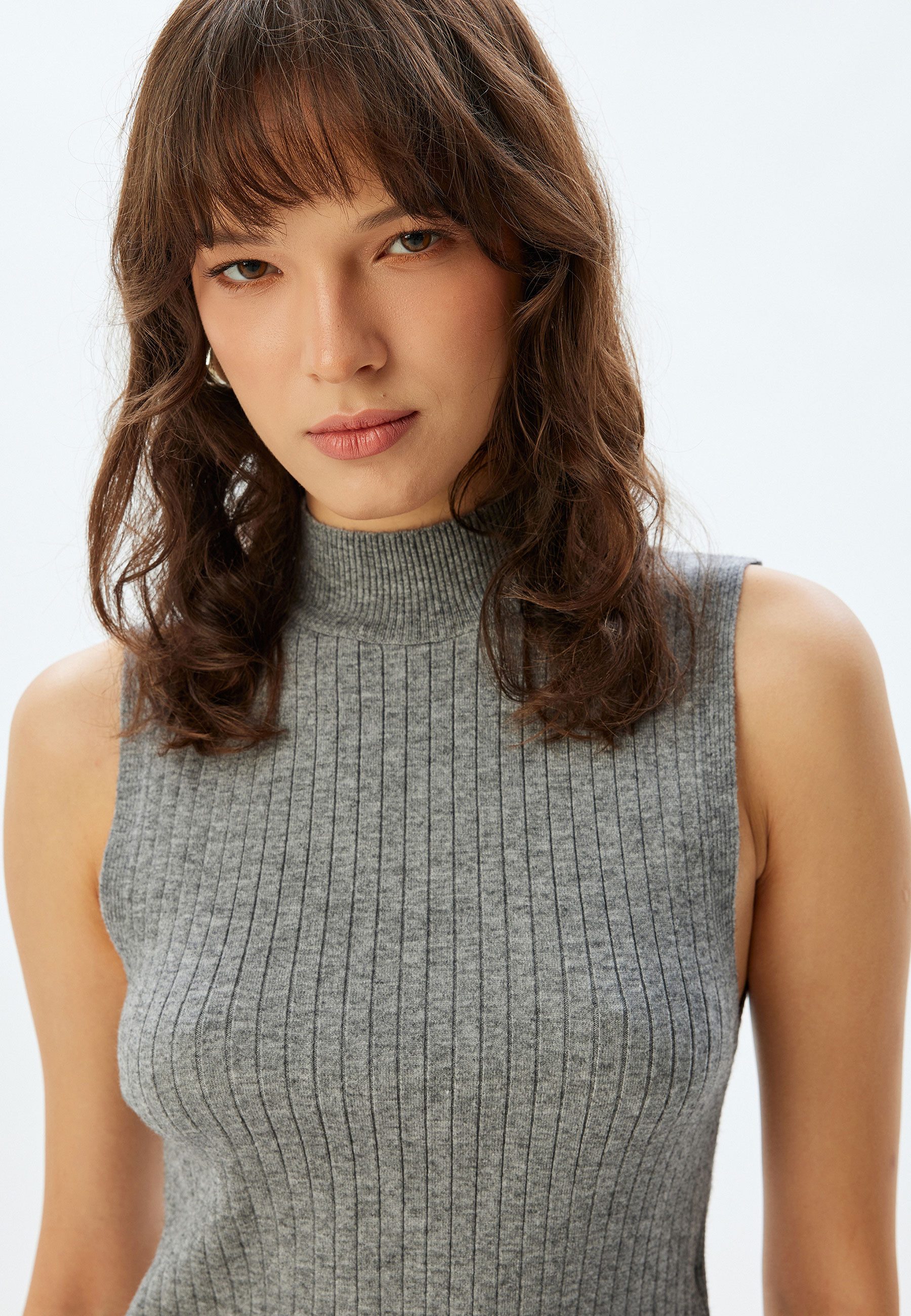 Koton Tanktop Standkragen Ärmellos