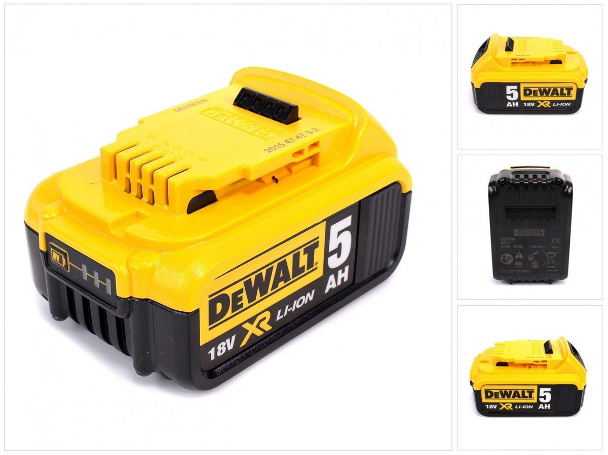 DeWalt DCB 184 Akku 18 V 5 Ah / 5000 mAh XR Li-Ion Akkupacks